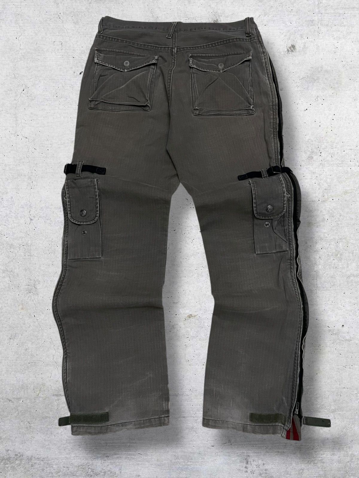 PPFM VINTAGE PPFM JAPAN DESIGNER 90S RARE UTILITY CARGO PANT Size US 30 / EU 46 - 10 Thumbnail