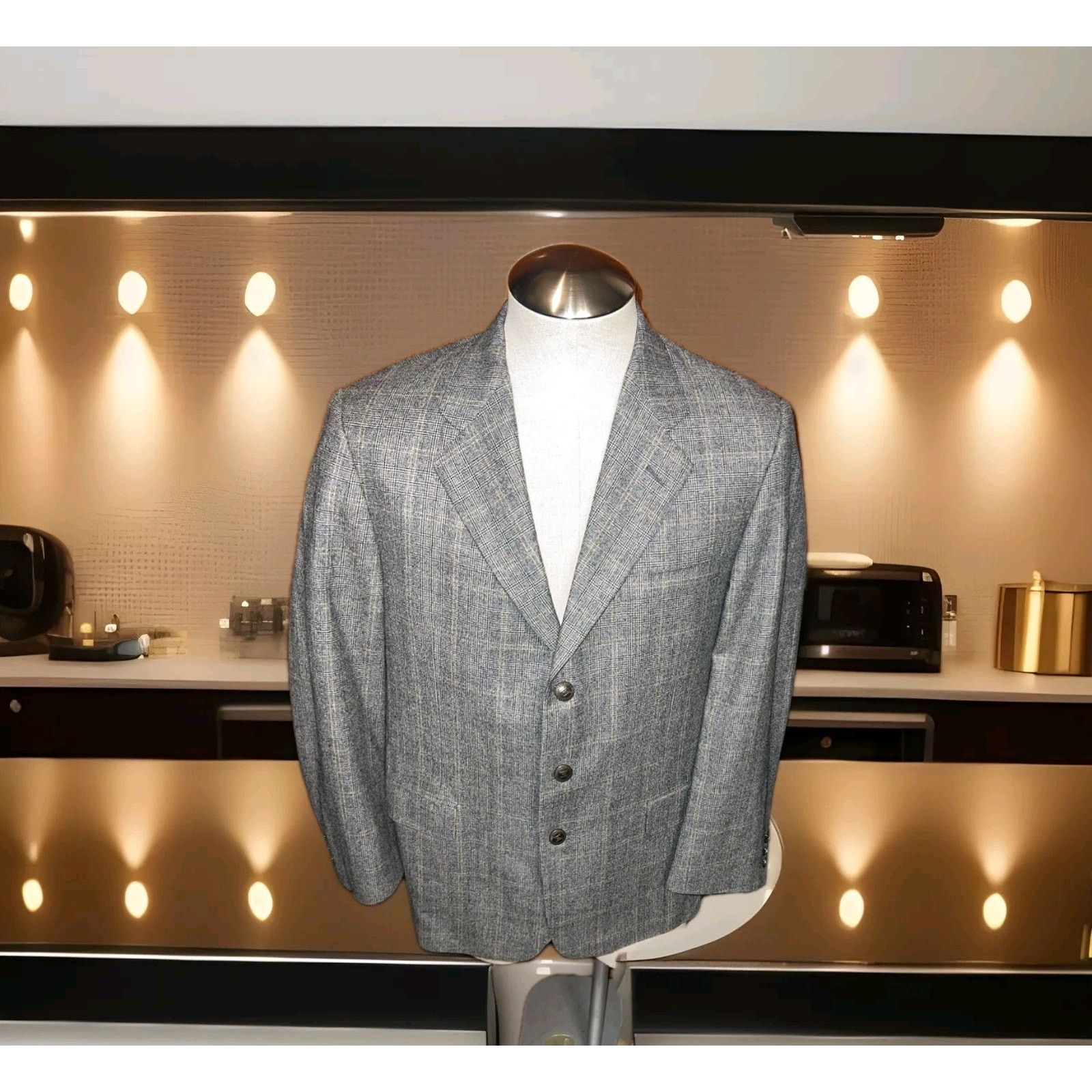 Hickey Freeman Vintage Hickey-Freeman 100% Wool Blazer 42R Size 42R - 1 Thumbnail