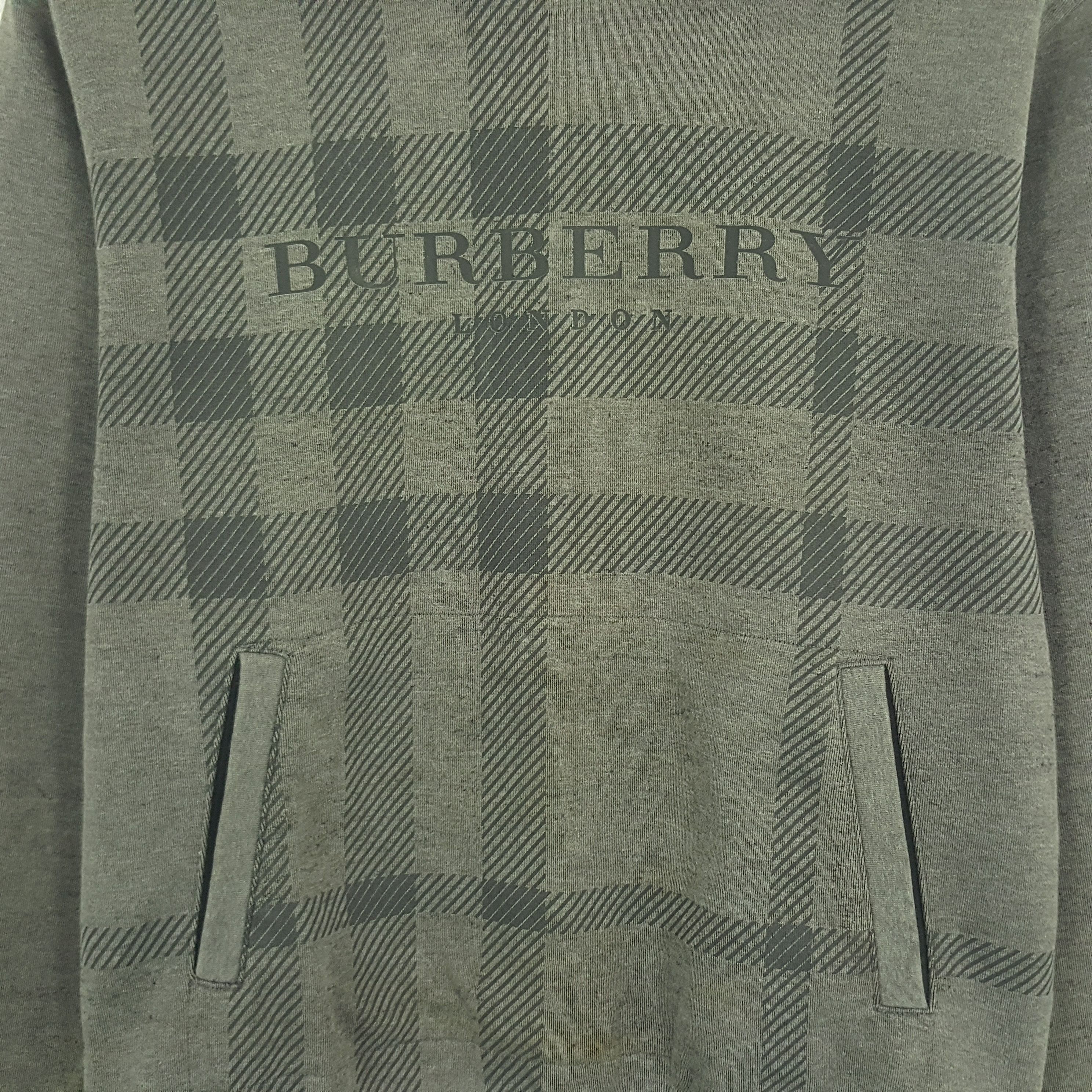 Burberry × Japanese Brand × Vintage Vintage Burberry London Custom Spell Out Sweatshirt Hoodies Size US XS / EU 42 / 0 - 2 Thumbnail
