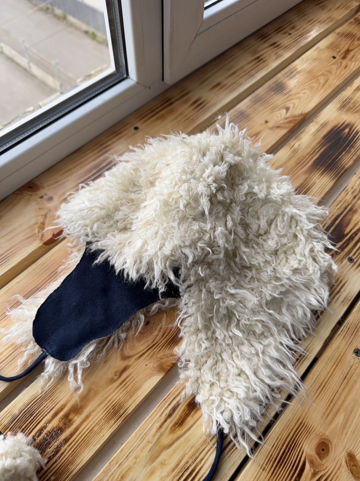 Le Grande Bleu (L.G.B.) Vintage Y2K Fuzzy Fur Ushanka Hat if six was nine LGB Style Size ONE SIZE - 8 Thumbnail