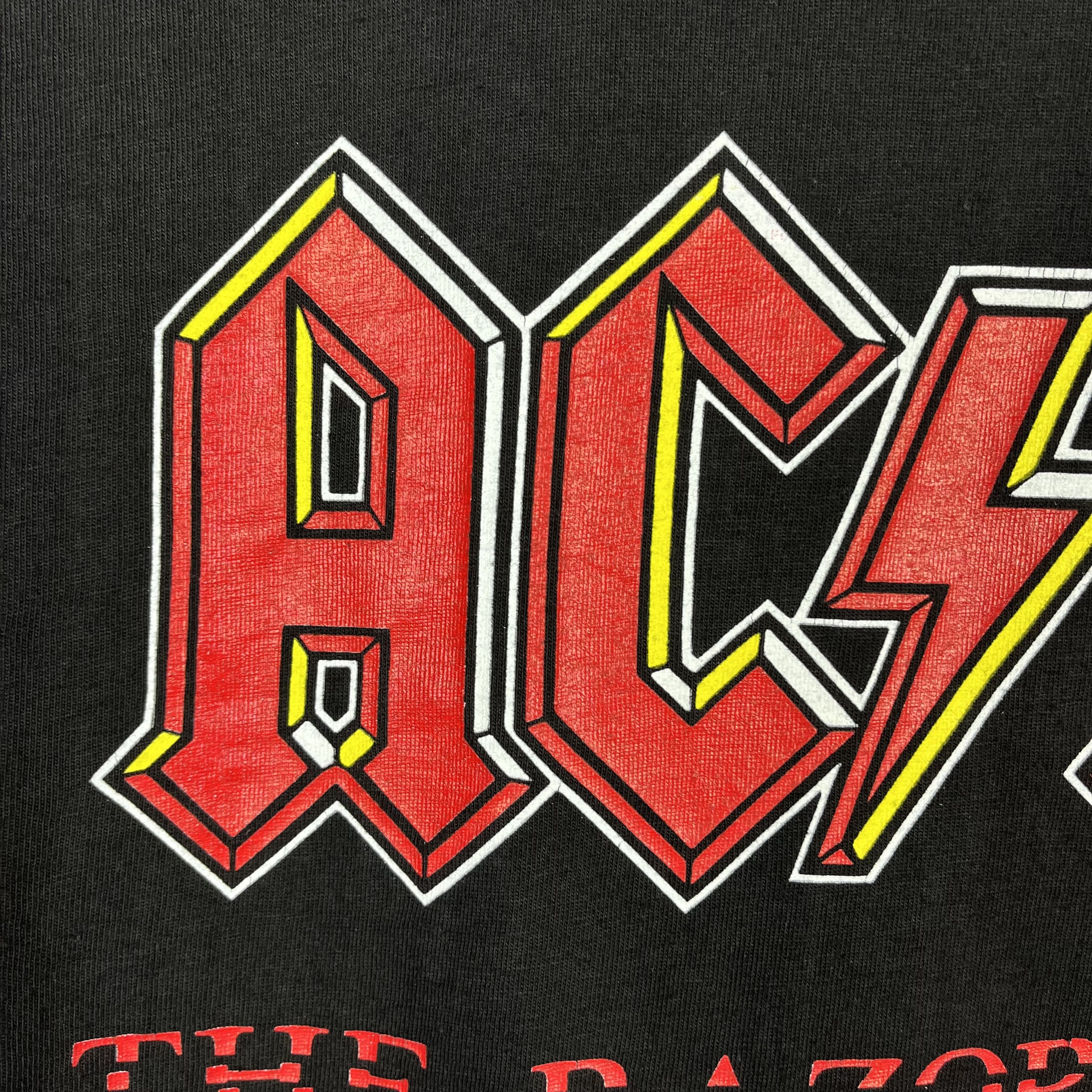 Band Tees Vintage AC/DC The Razors Edge Rare Rock Band T Shirt 1990’s Size US L / EU 52-54 / 3 - 10 Thumbnail