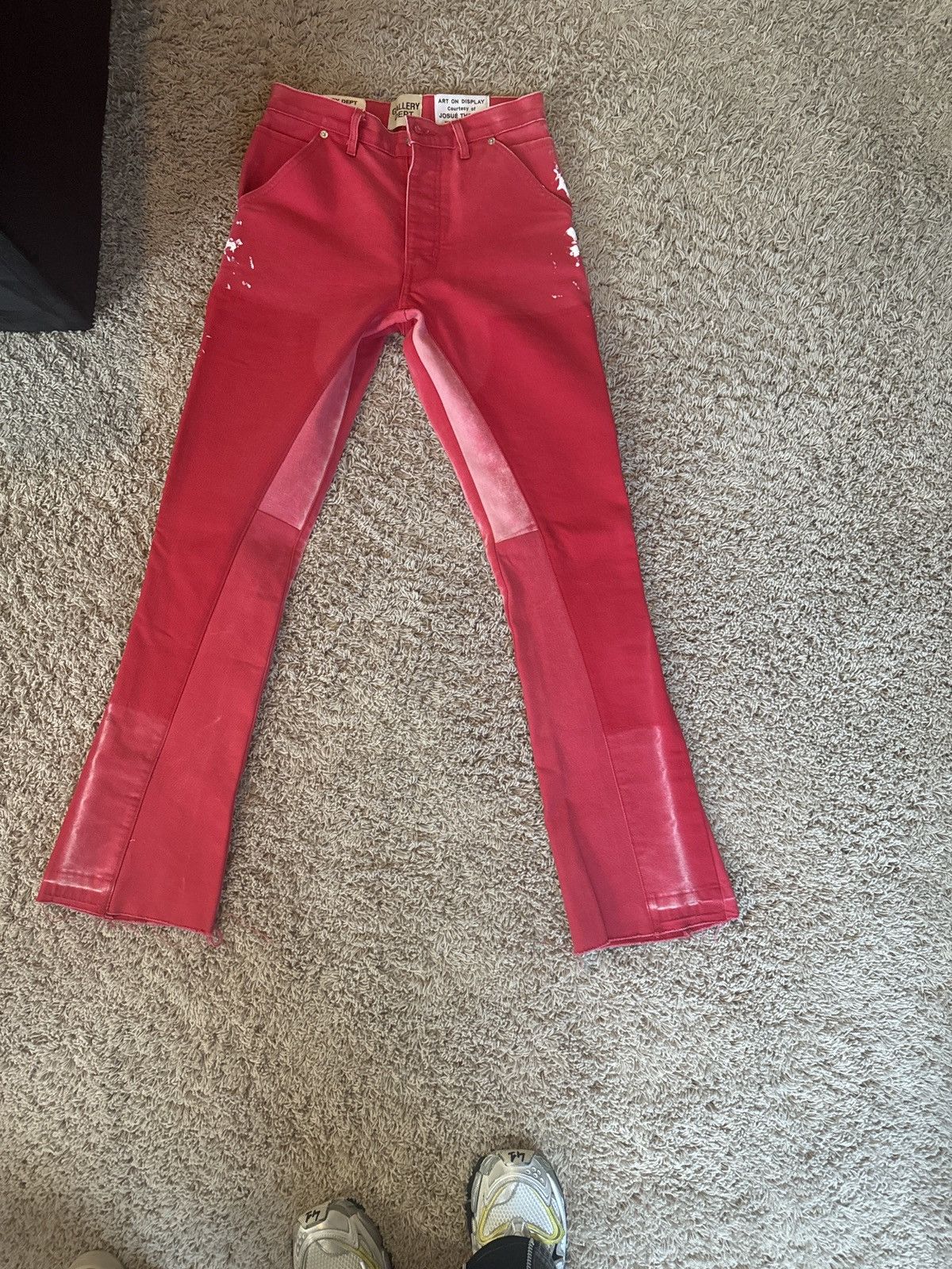Gallery Dept. Red Wide leg gallery department jeans Size US 29 - 1 Thumbnail