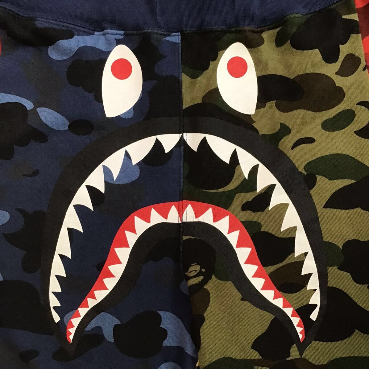 Bape BAPE Mix camo shark shorts a bathing ape ★size L Size US 34 / EU 50 - 3 Thumbnail