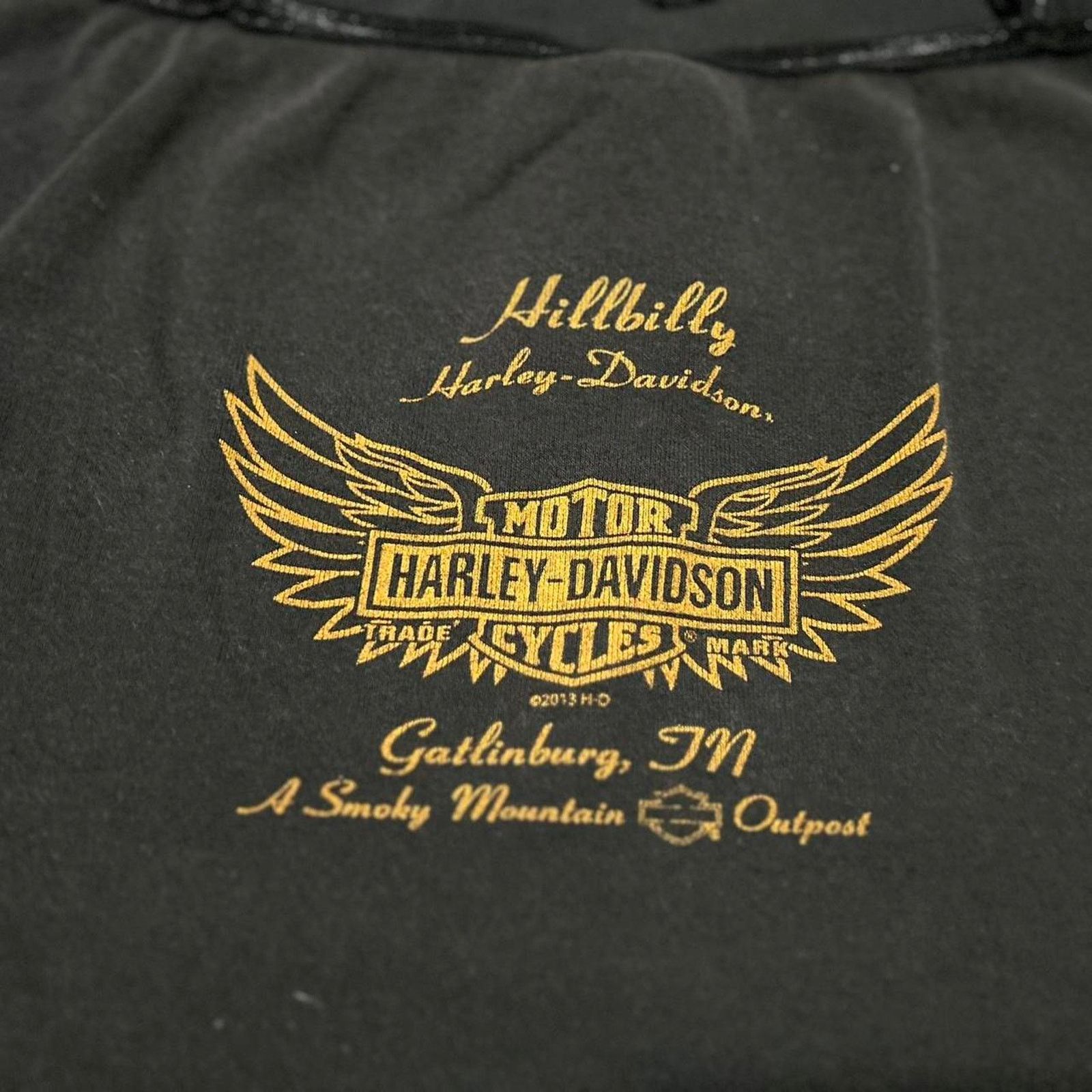 Harley Davidson **Black Hillbilly Harley Davidson Tank Top - Gatlinburg Size M / US 6-8 / IT 42-44 - 4 Thumbnail
