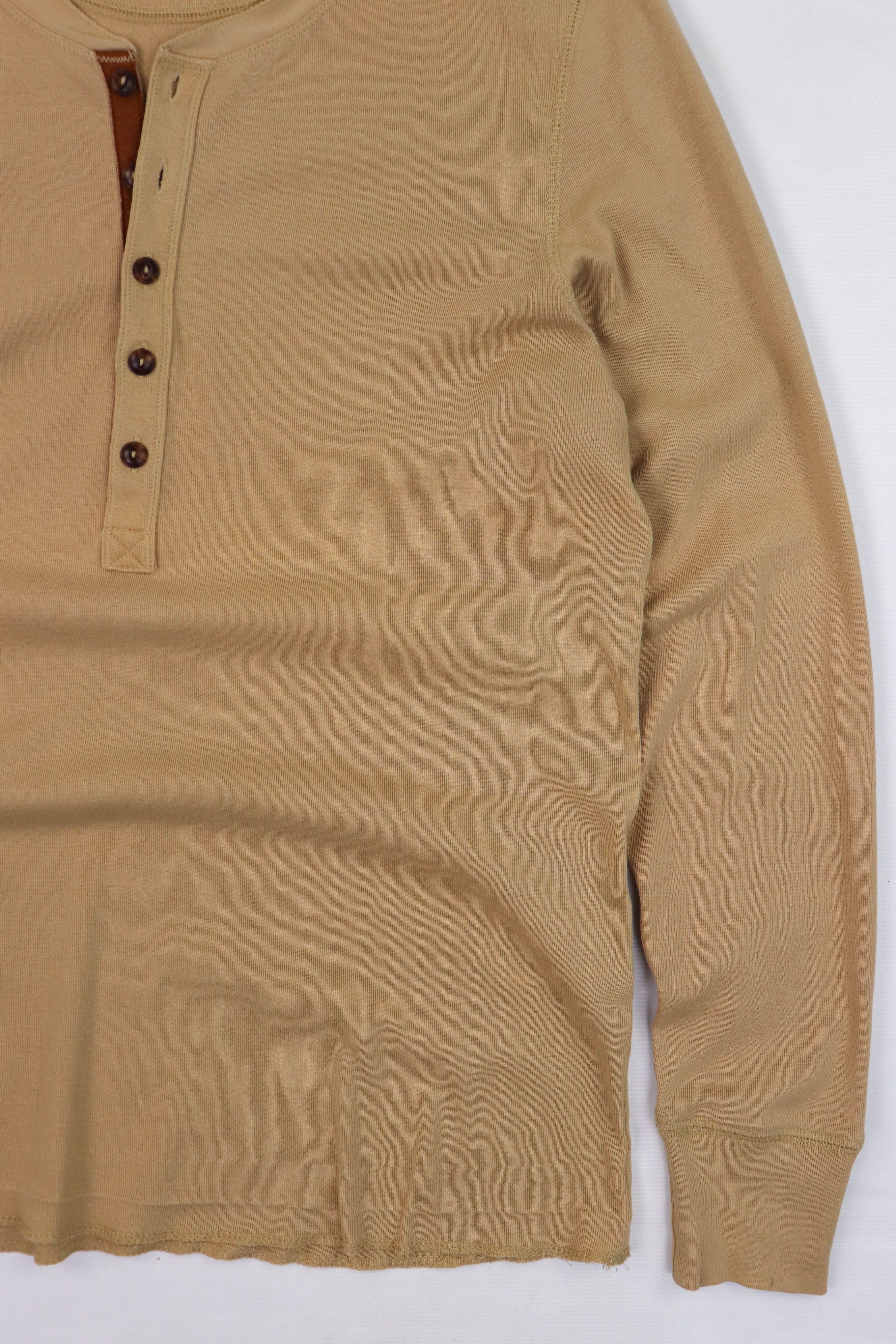 Polo Ralph Lauren Polo Ralph Lauren Beige Leather Elbow Patches Long Sleeve Size US L / EU 52-54 / 3 - 5 Thumbnail