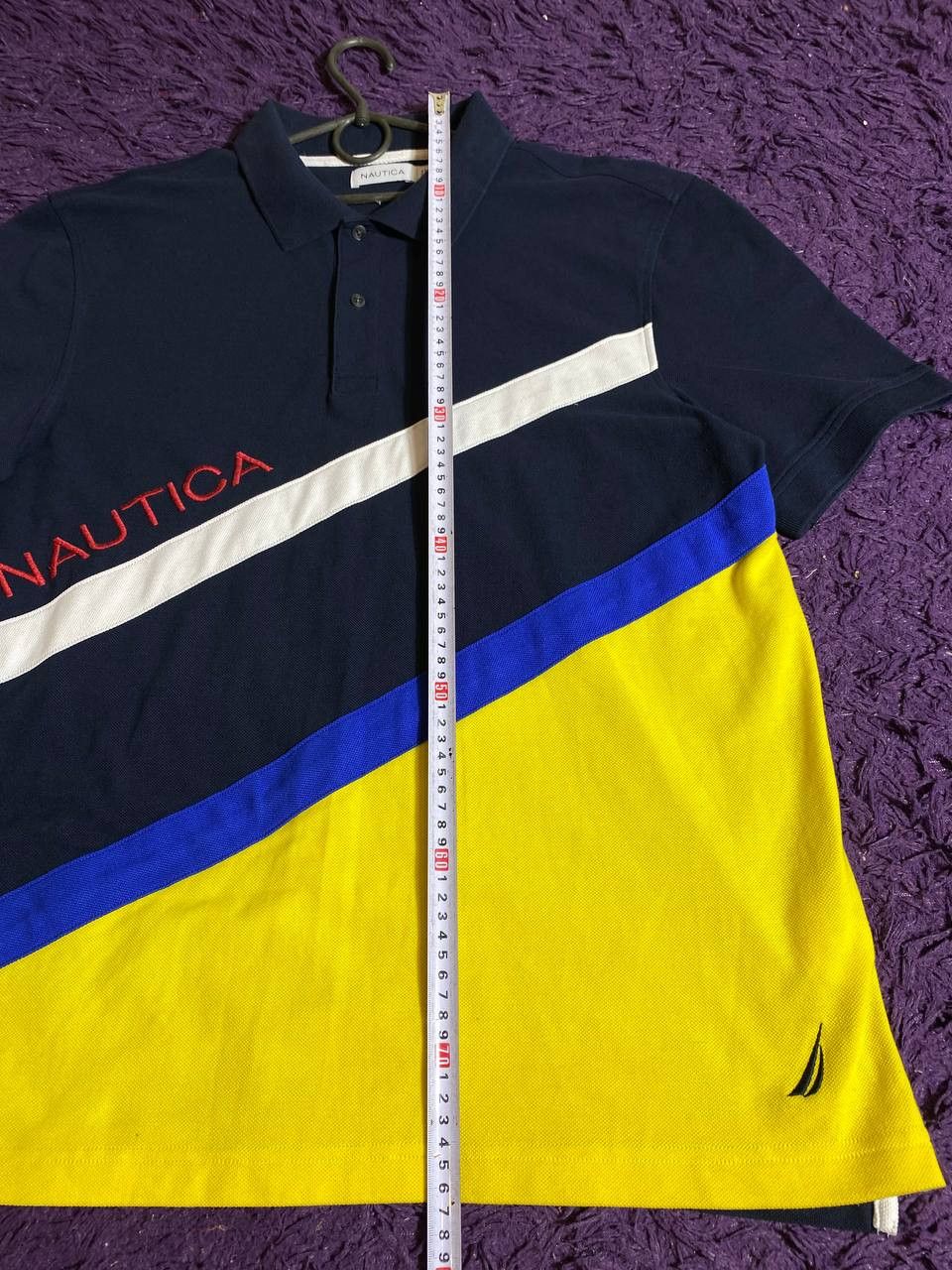 Nautica Mens Nautica Long Sleeve Rugby Shirt size XL Size US XL / EU 56 / 4 - 4 Thumbnail