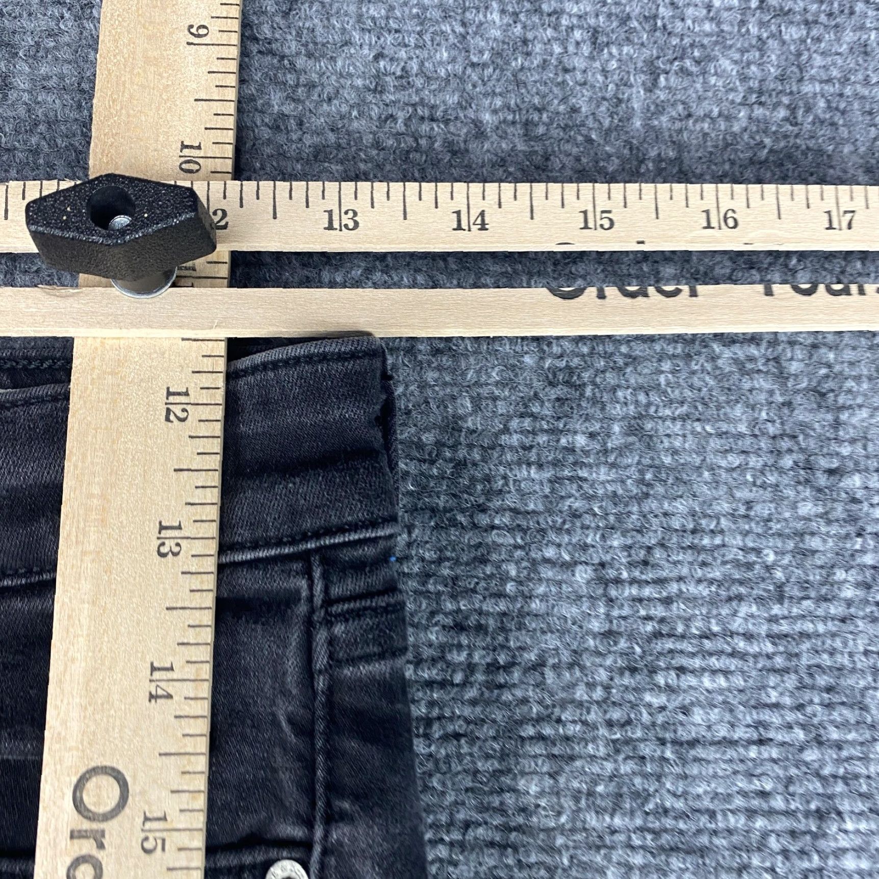 Rag & Bone rag & bone Jeans Womens 26 Black Cate Mid-Rise Skinny Stretch Made in USA Denim Size 26" / US 2 / IT 38 - 4 Thumbnail