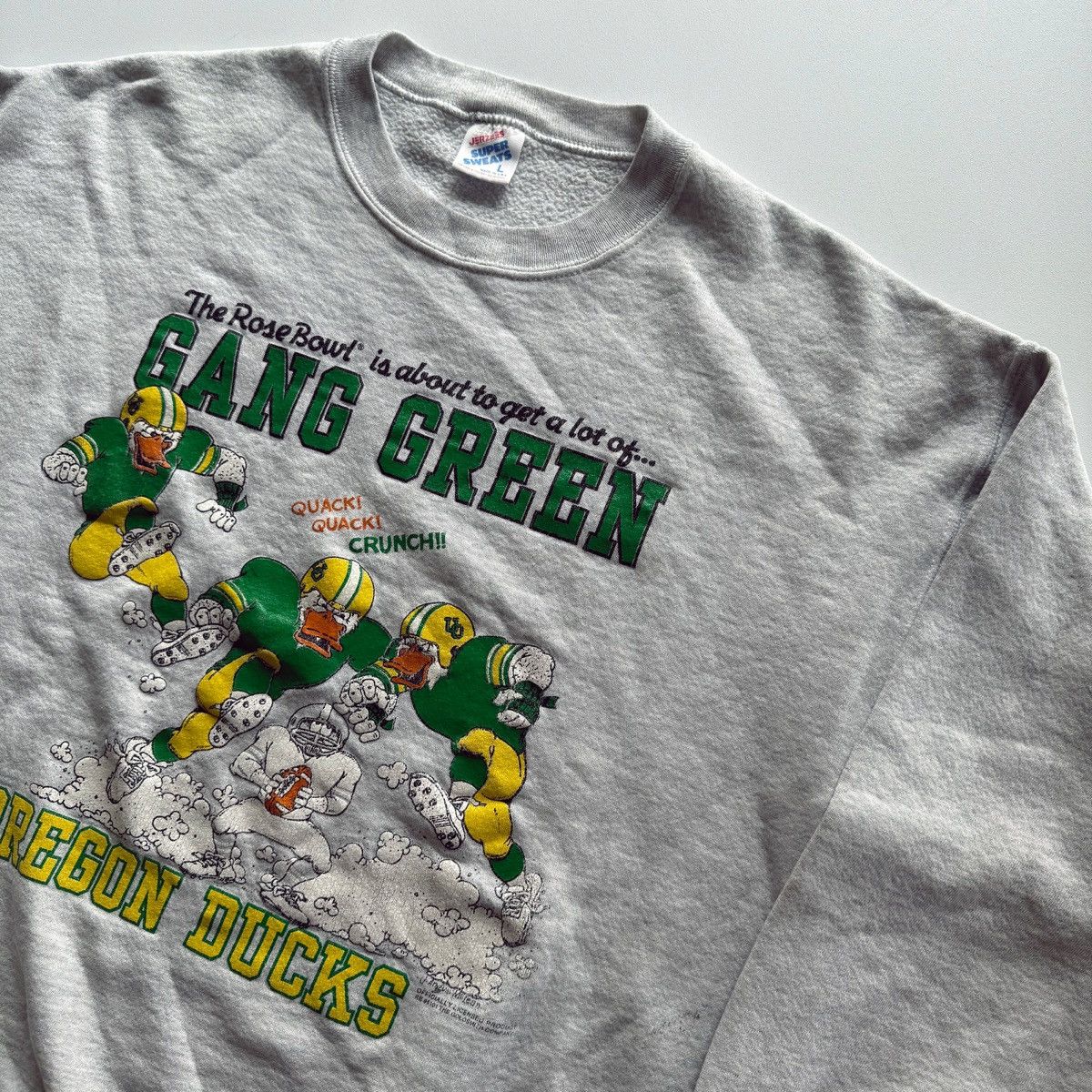 Vintage 1995 Vintage Rose Bowl Oregon Ducks Penn State Sweatshirt Size US L / EU 52-54 / 3 - 4 Thumbnail