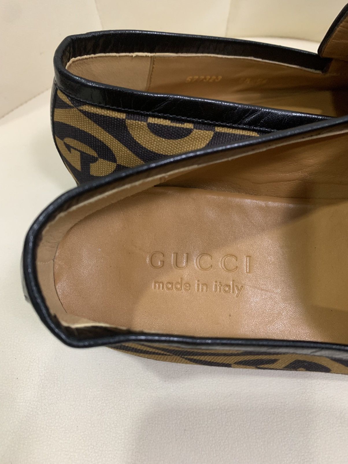 Gucci GUCCI HORSEBIT JORDAAN RHOMBUS LOAFERS Size US 7.5 / EU 40-41 - 8 Thumbnail