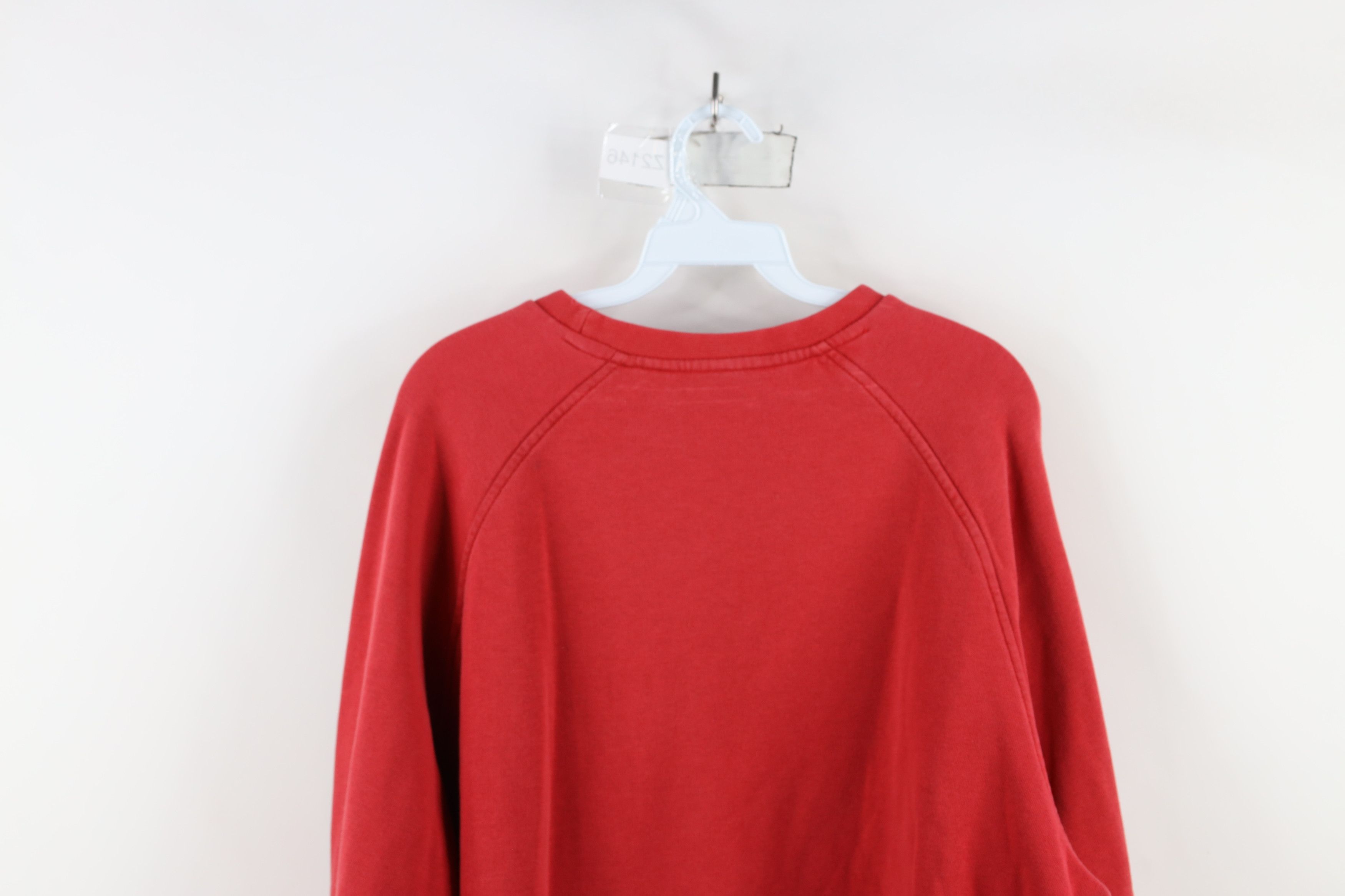 Nike × Vintage Vintage 90s Y2K Nike Monochrome Scott Mini Swoosh Sweatshirt Size US XL / EU 56 / 4 - 13 Thumbnail