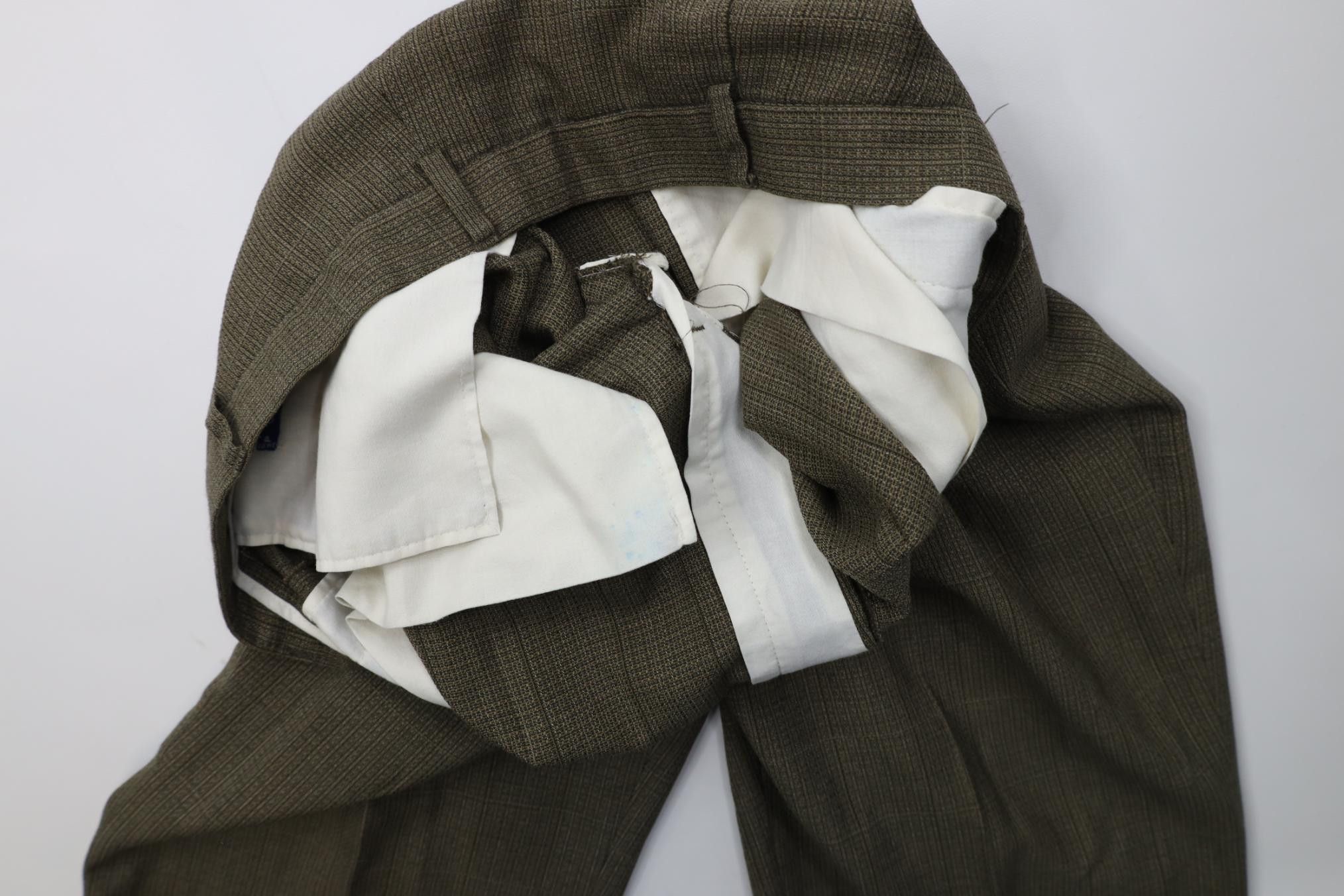 Vintage Vintage 90s Streetwear Knit Wide Leg Chino Pants Striped Size US 36 / EU 52 - 10 Thumbnail