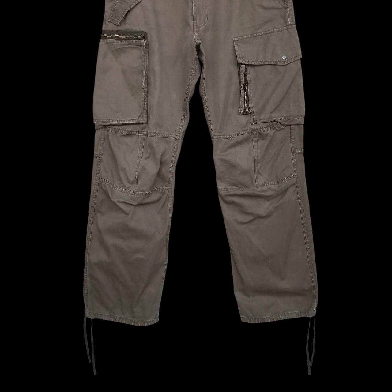 PPFM BJ03-44 RARE PPFM MILITARY TRACKTOR CARGO PANT DRAWSTRING Size US 30 / EU 46 - 5 Thumbnail