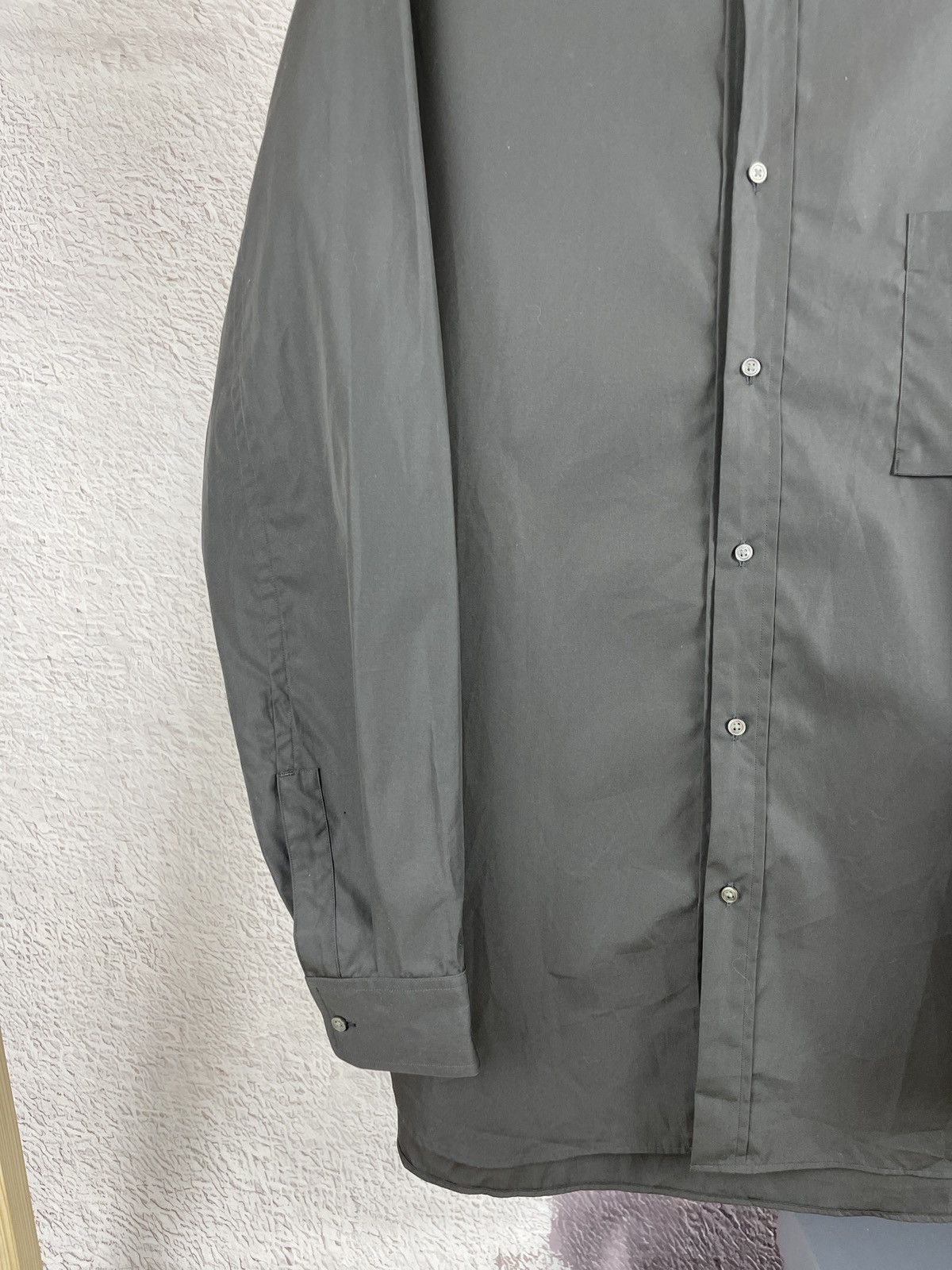 Japanese Brand Jil Sander x Uniqlo collarless oversized button up shirt Size US XL / EU 56 / 4 - 4 Thumbnail