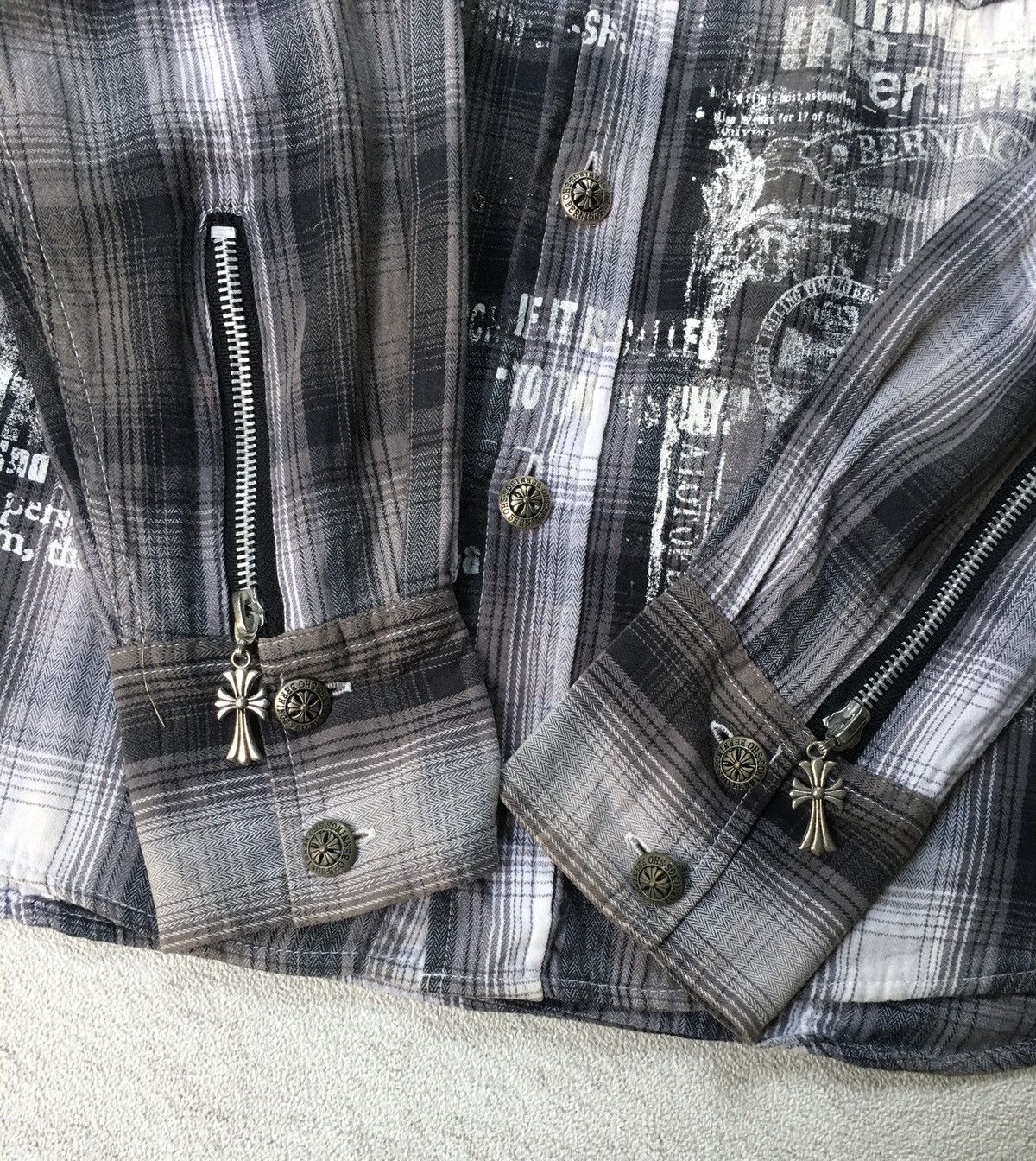If Six Was Nine Y2K Bernings-Sho Poem Button Shirt Size US M / EU 48-50 / 2 - 6 Thumbnail