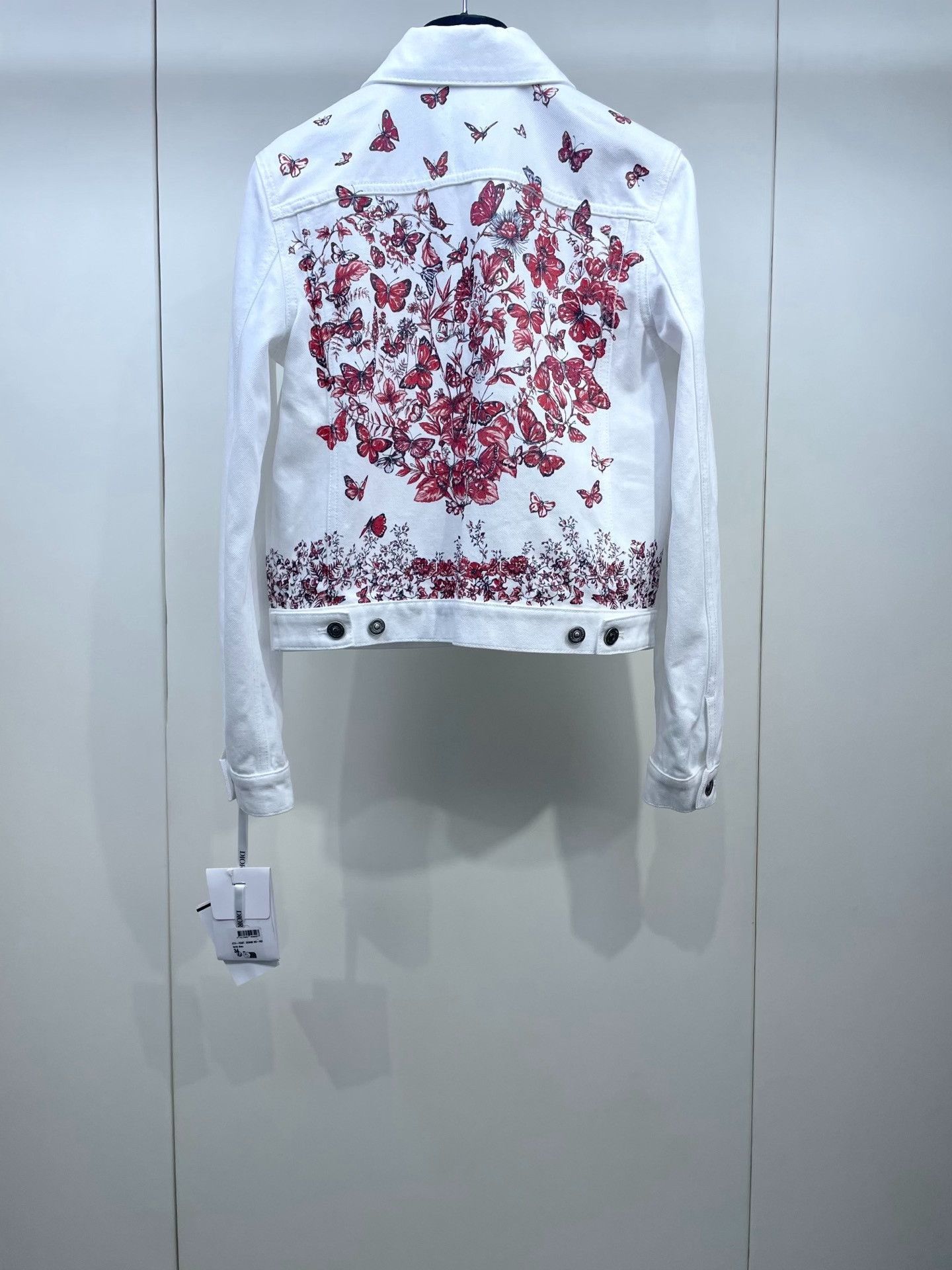Dior Dior Spring 24 Butterfly Denim Jacket Size XXS / US 00 / IT 34 - 1 Thumbnail