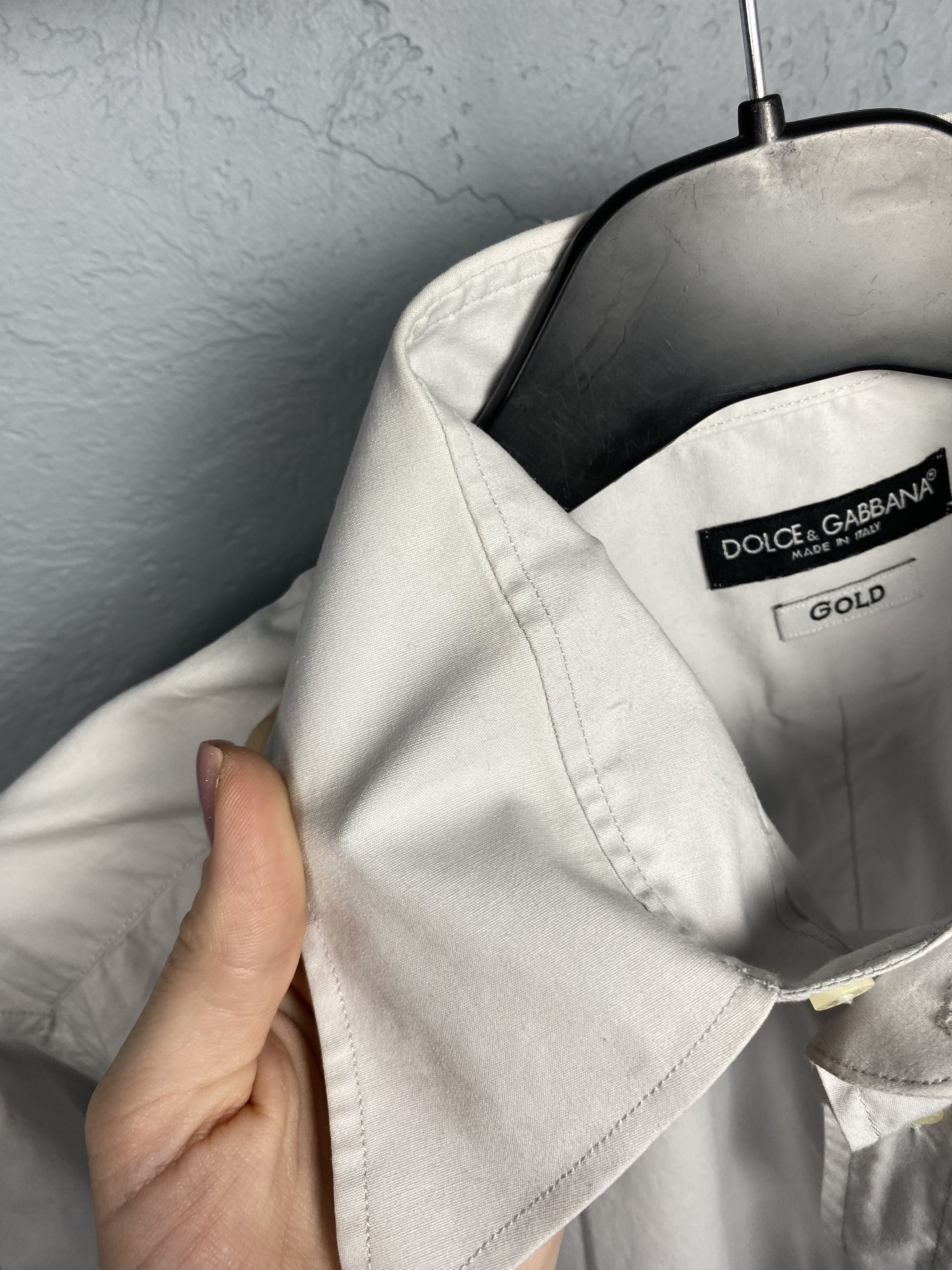 Dolce & Gabbana Dolce & Gabbana Vintage Mens Long Sleeve Shirt Size US L / EU 52-54 / 3 - 5 Thumbnail