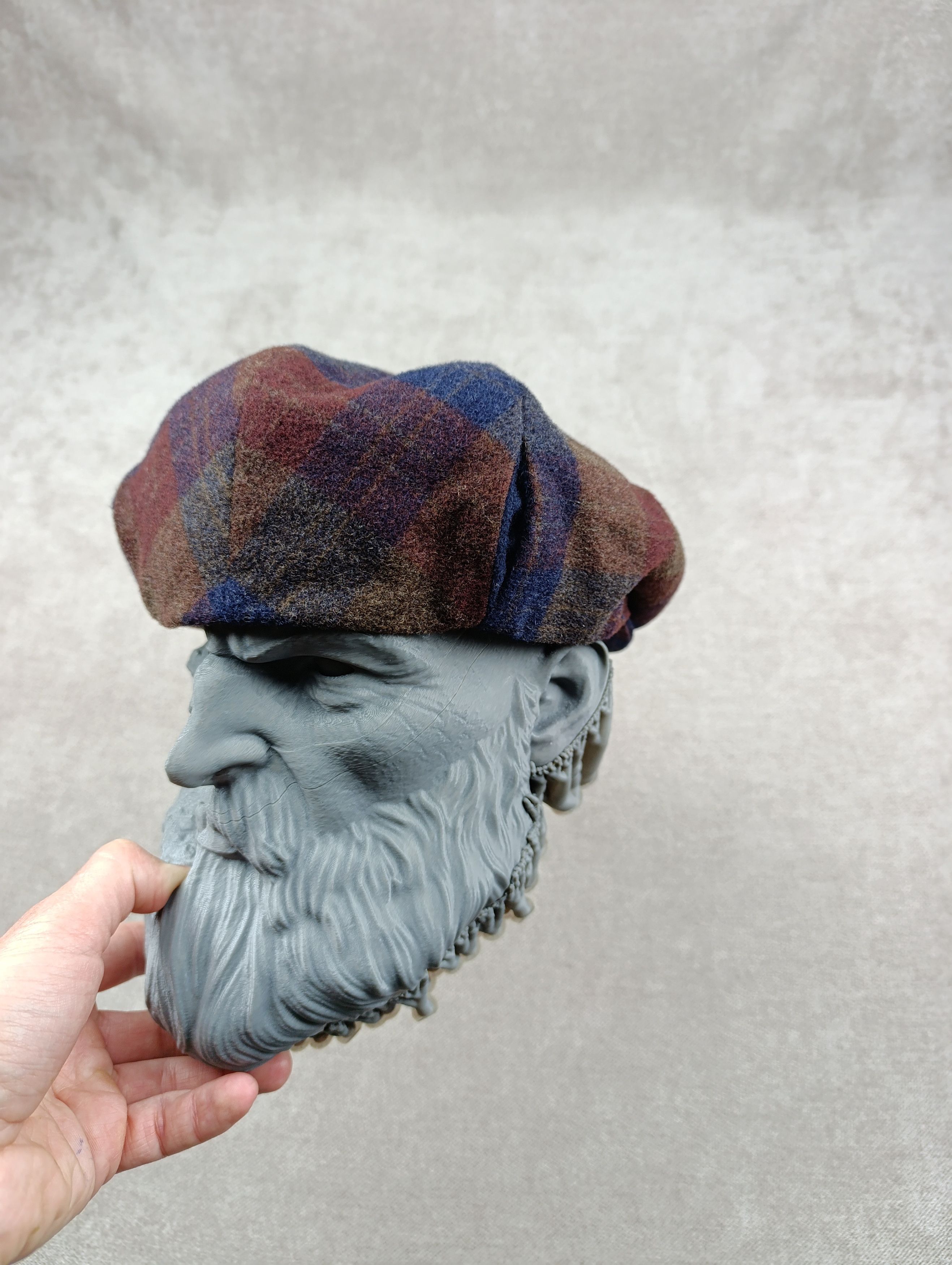 Vintage Vintage Doria Barbisio Wool Alpaca Flat Cap Newsboy Hat Size ONE SIZE - 2 Thumbnail