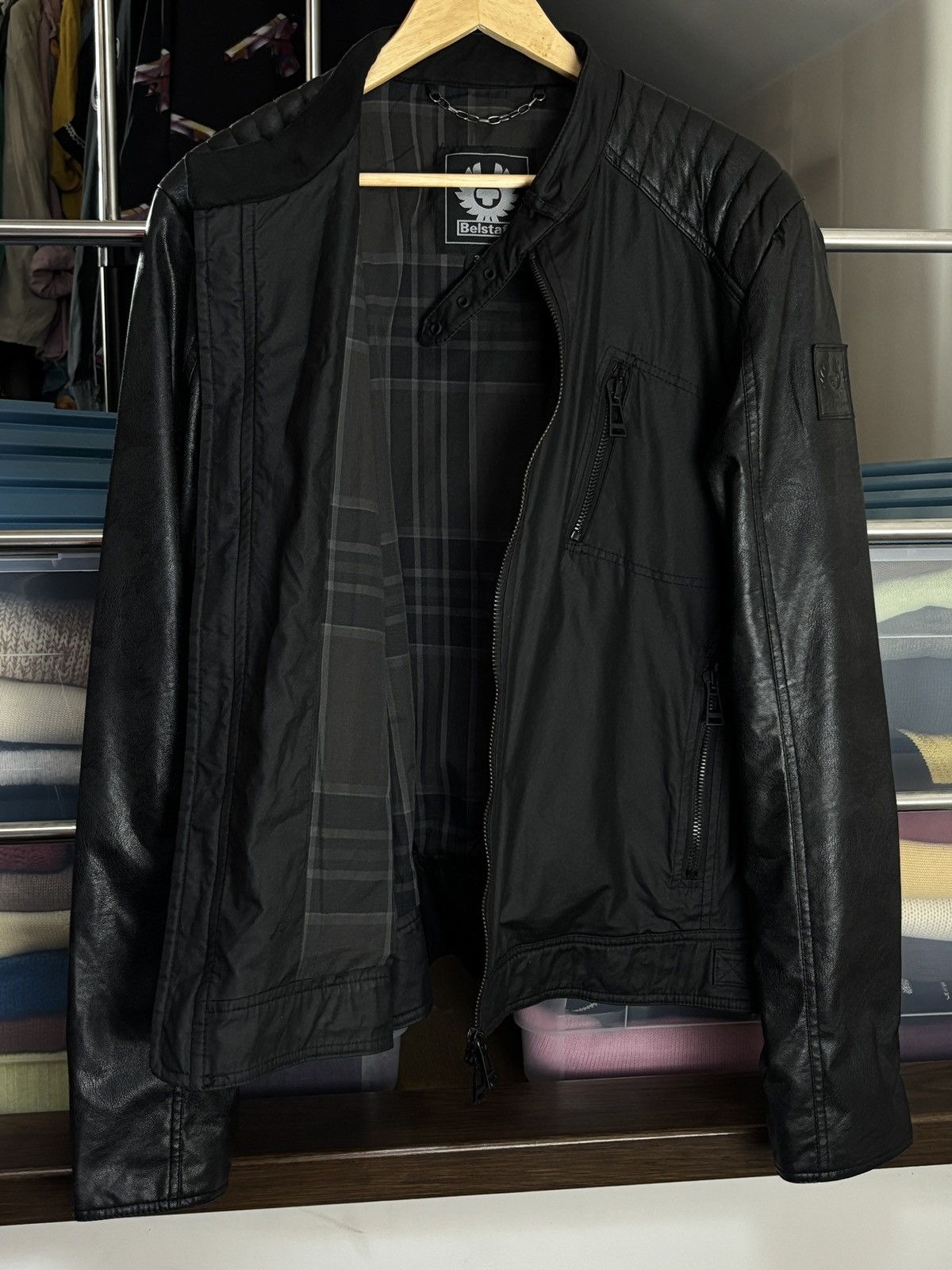 Belstaff Belstaff Vintage Moto Biker Jacket Size US XL / EU 56 / 4 - 4 Thumbnail