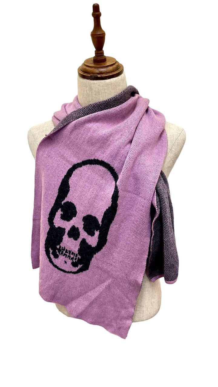 Lucien Pellat-Finet Lucien Pellet-Finet Skull Scarf @ King of Cashmere Size ONE SIZE - 1 Thumbnail