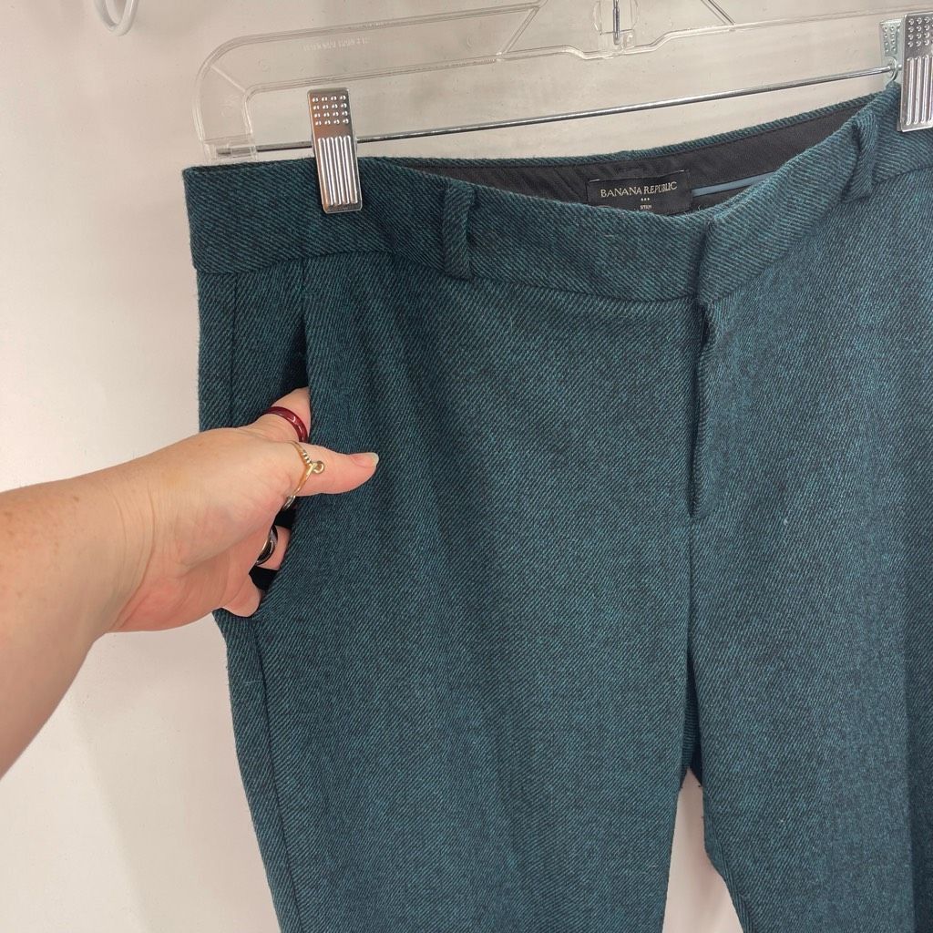 Banana Republic Banana Republic Womens Ryan Dress Pants Flat Front Slacks Te Size 32" / US 10 / IT 46 - 8 Thumbnail