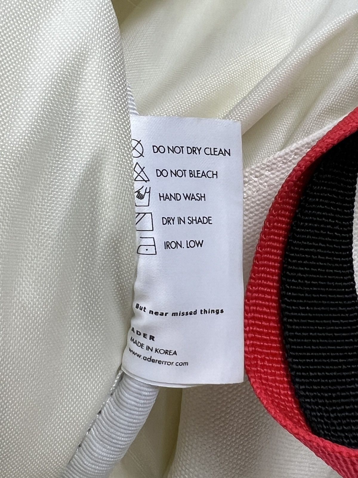Ader Error × Maison Kitsune SS19 Ader Error x Maison Kitsuné Canvas Tote Bag Size ONE SIZE - 14 Thumbnail