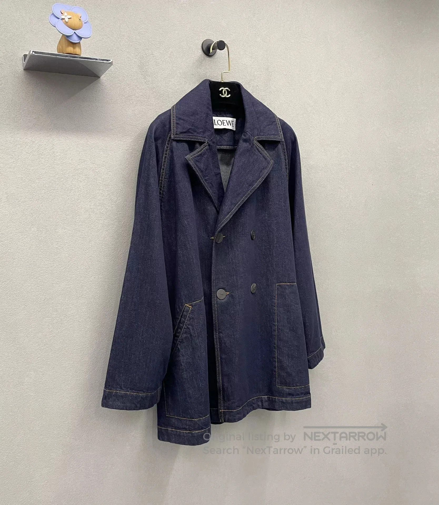Loewe Loewe Dark Blue Denim Jacket. Size US M / EU 48-50 / 2 - 3 Thumbnail