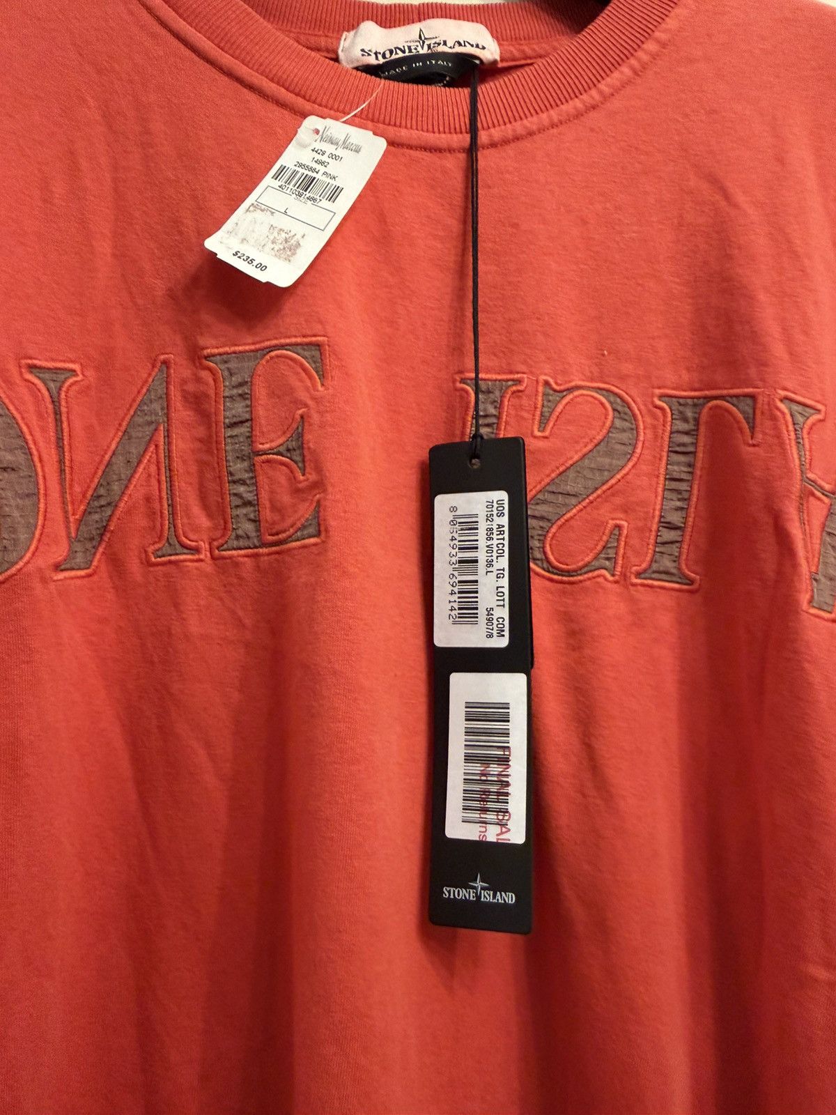 Stone Island Stone Island 3M Spell Out Big Logo Tee Shirt Red 2022 Tshirt Size US L / EU 52-54 / 3 - 6 Thumbnail