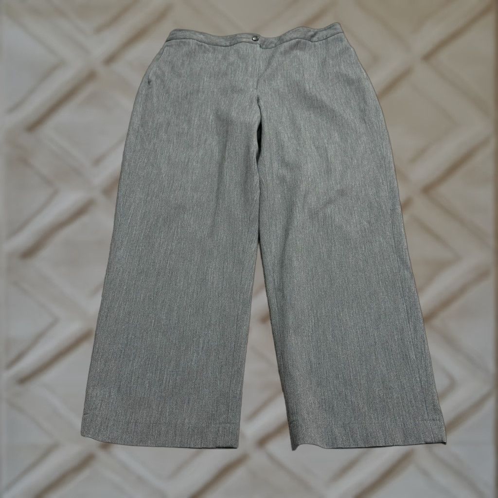 Talbots Talbots Gray Dress Pants Womens 16 High Rise Straight Leg Workwear 36x28 Size 38" / US 16 / IT 52 - 1 Thumbnail