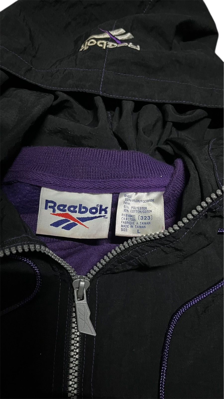 Reebok VINTAGE ANORAK REEBOK x PULL OVER HODDIE x RARE Size US L / EU 52-54 / 3 - 4 Thumbnail