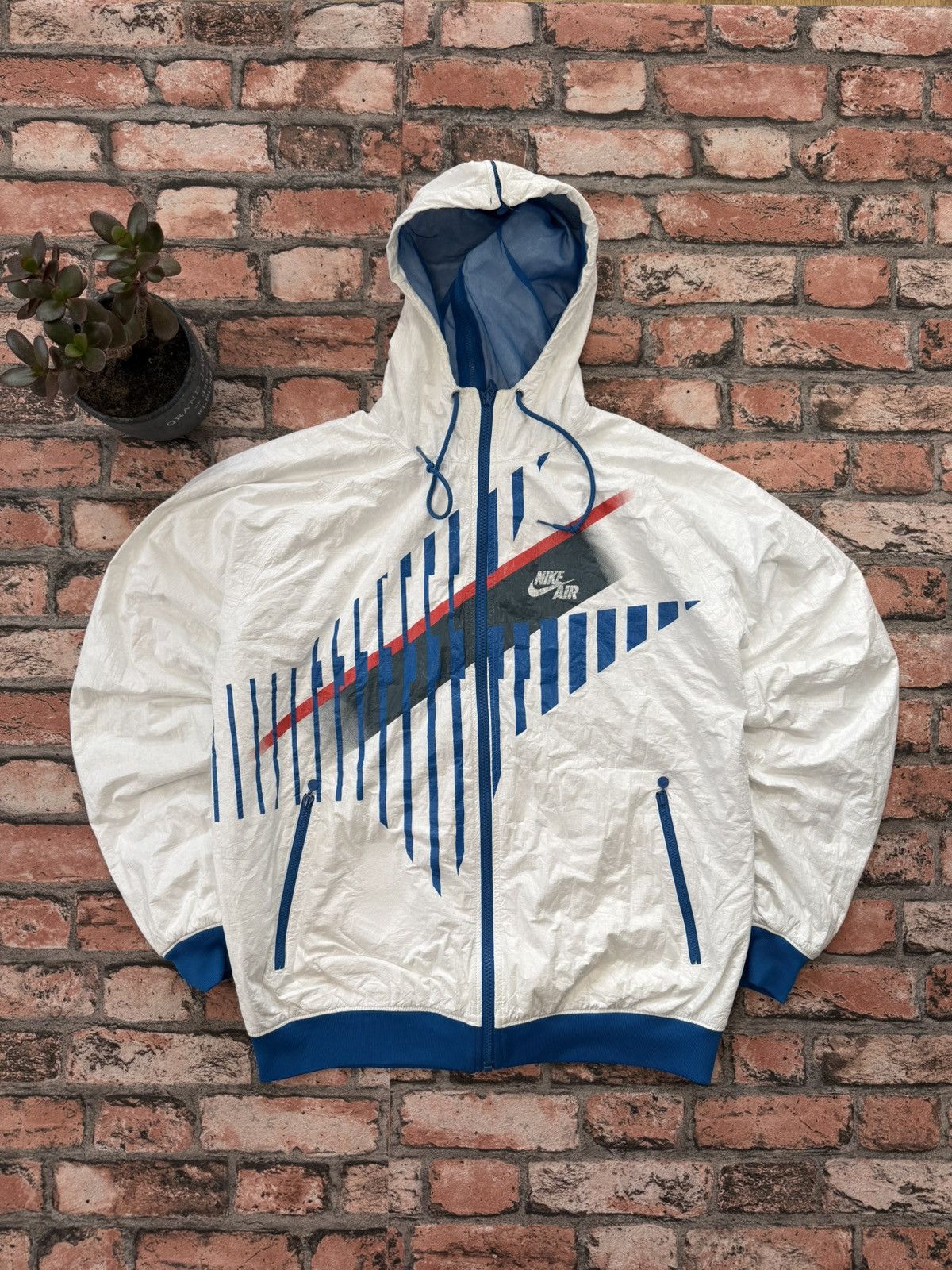 Nike 90’s NIKE RARE MULTI LOGO SWOOSH Y2K VINTAGE FULL ZIP JACKET Size US L / EU 52-54 / 3 - 2 Thumbnail