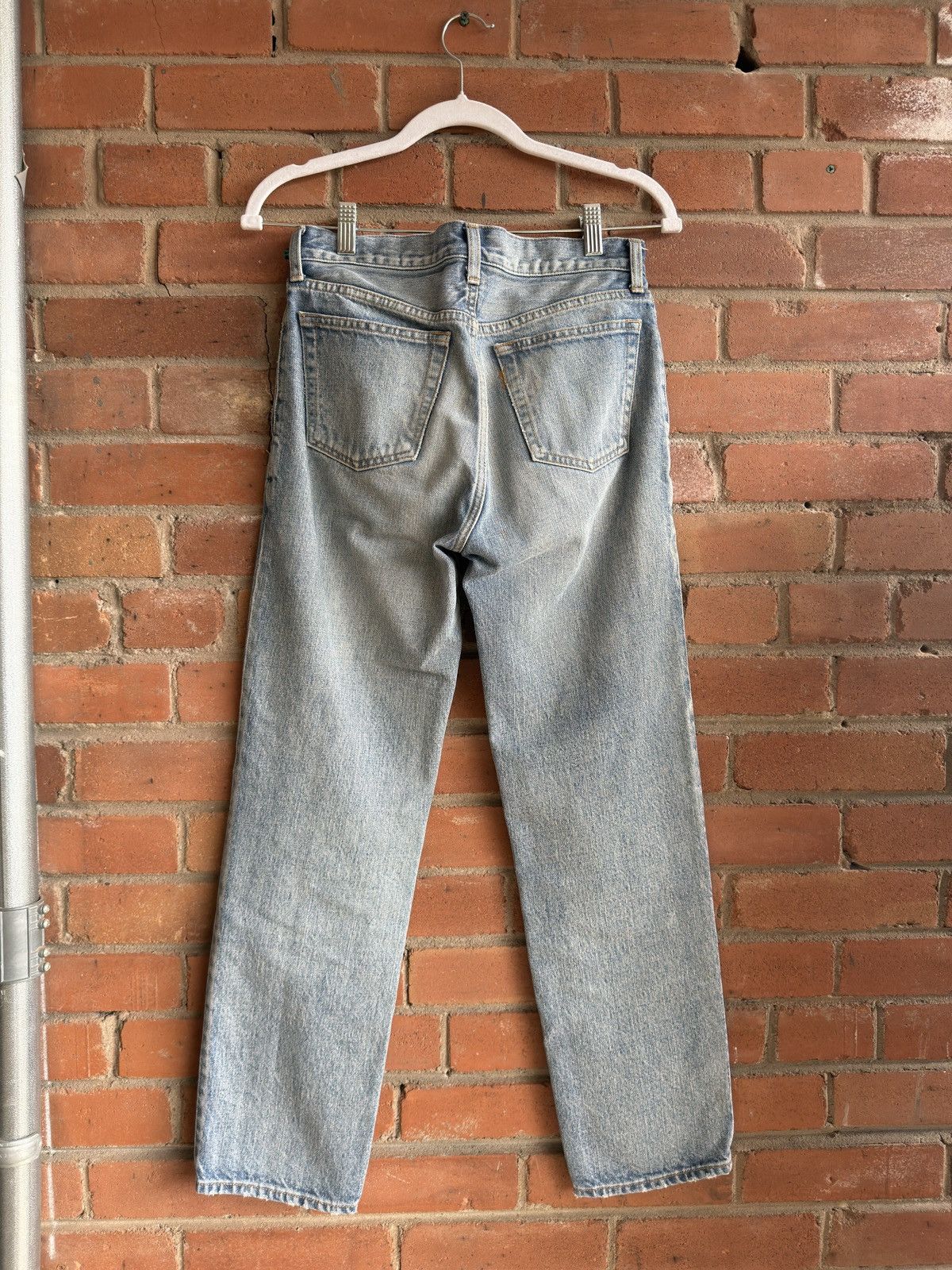 Saint Laurent Paris Saint Laurent Paris 2021 Washed Blue Jeans Size 25" / US 0 / IT 36 - 2 Thumbnail