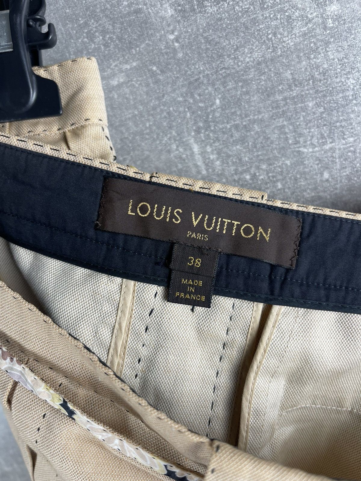 Louis Vuitton Louis Vuitton Beige Adjustable Belt Cotton-Line Blend Skirt Size 27" / US 4 / IT 40 - 10 Thumbnail