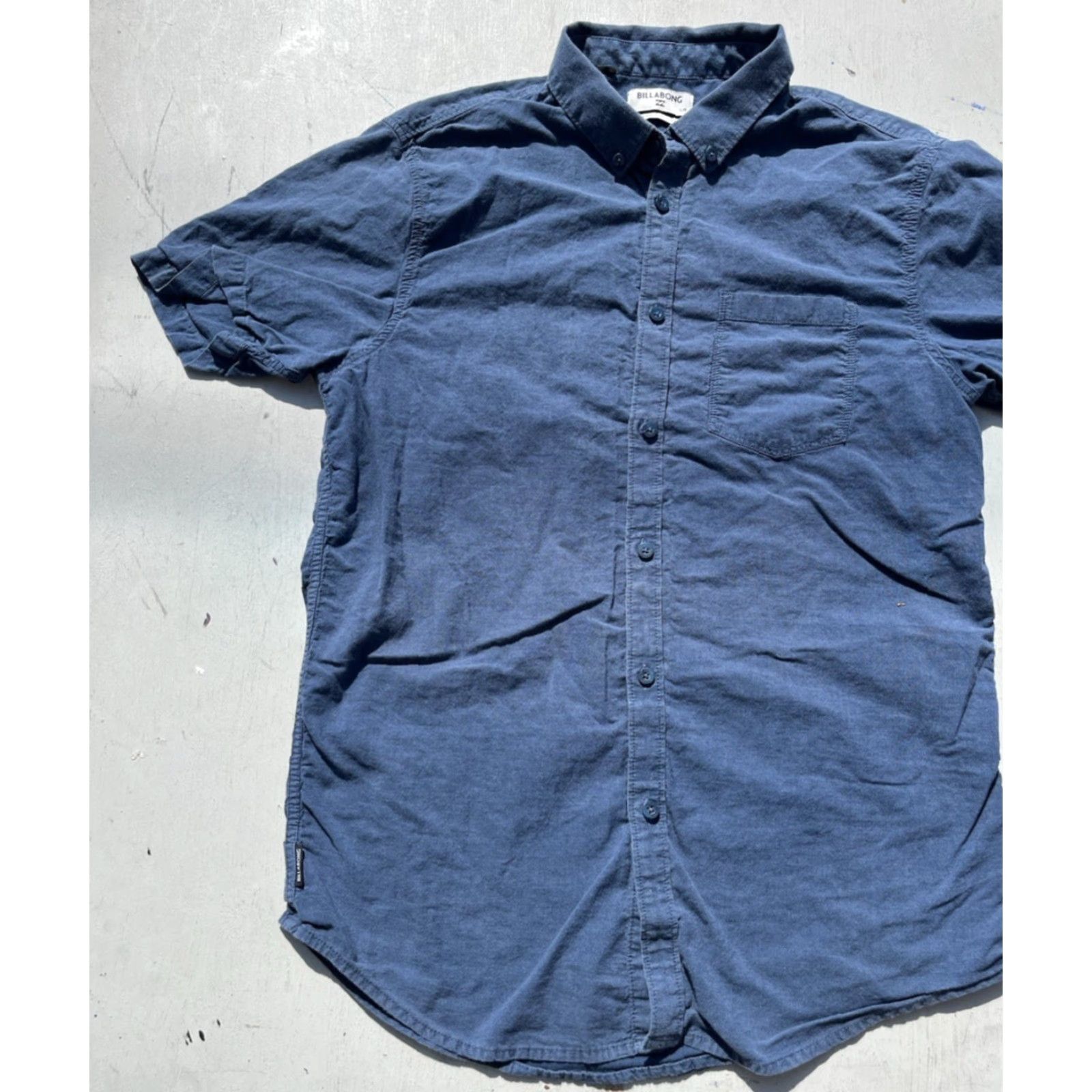 Billabong Billabong Shirt Blue Pocket L Chambray Light Beach Surf Outdoor Camp City Mens Size US L / EU 52-54 / 3 - 5 Thumbnail