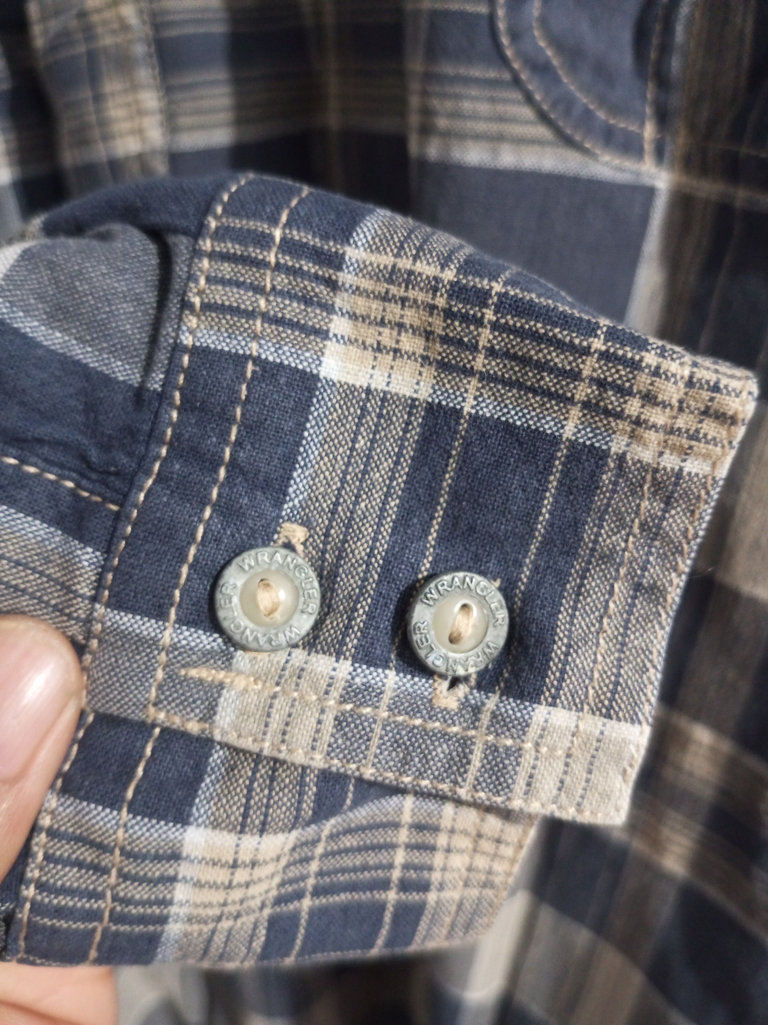 Wrangler Vintage wrangler western long sleeve shirt Size US L / EU 52-54 / 3 - 7 Thumbnail