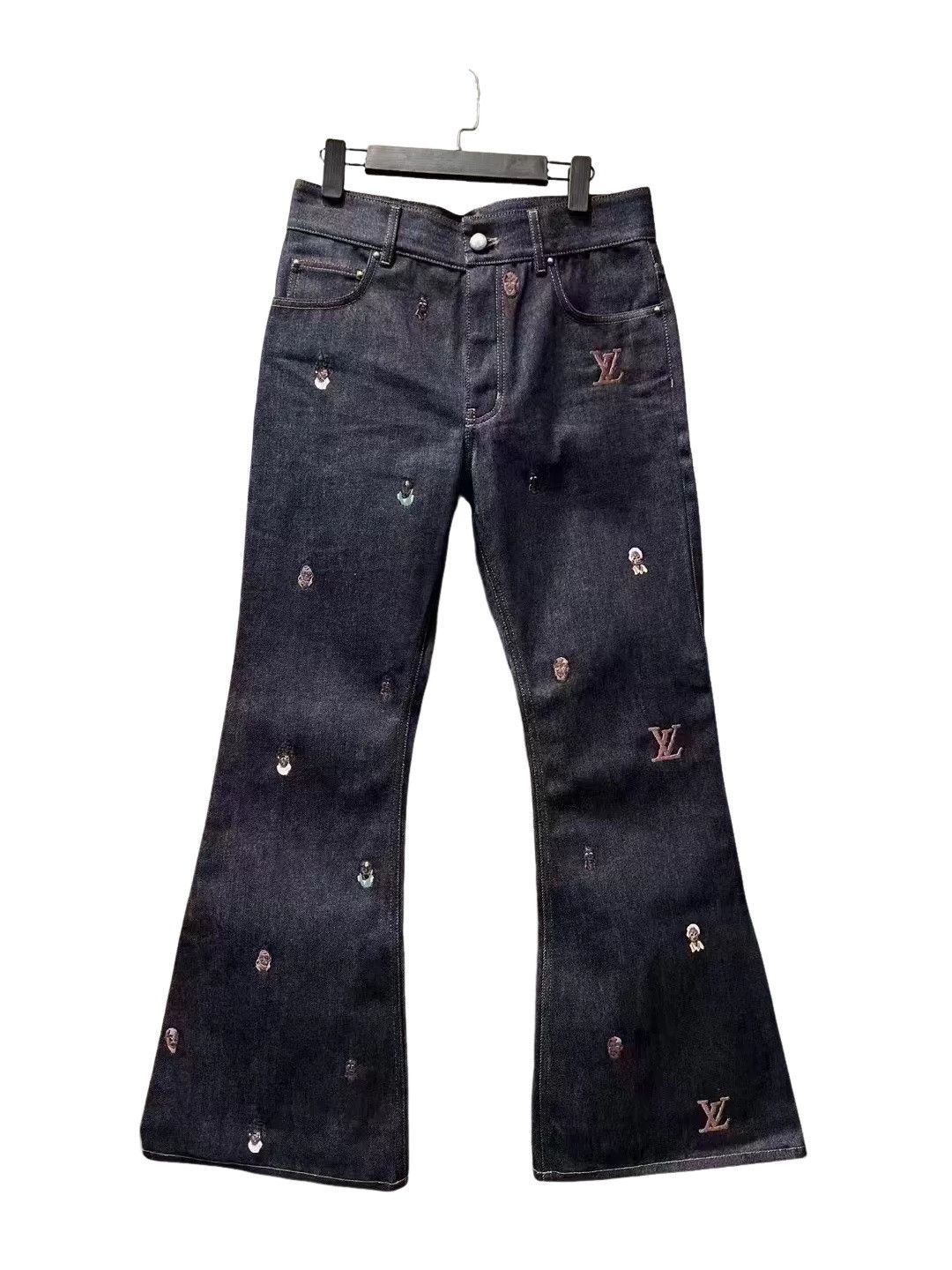 Louis Vuitton Louis Vuitton Embroidered Denim Jeans Size 28 Size US 28 / EU 44 - 1 Thumbnail