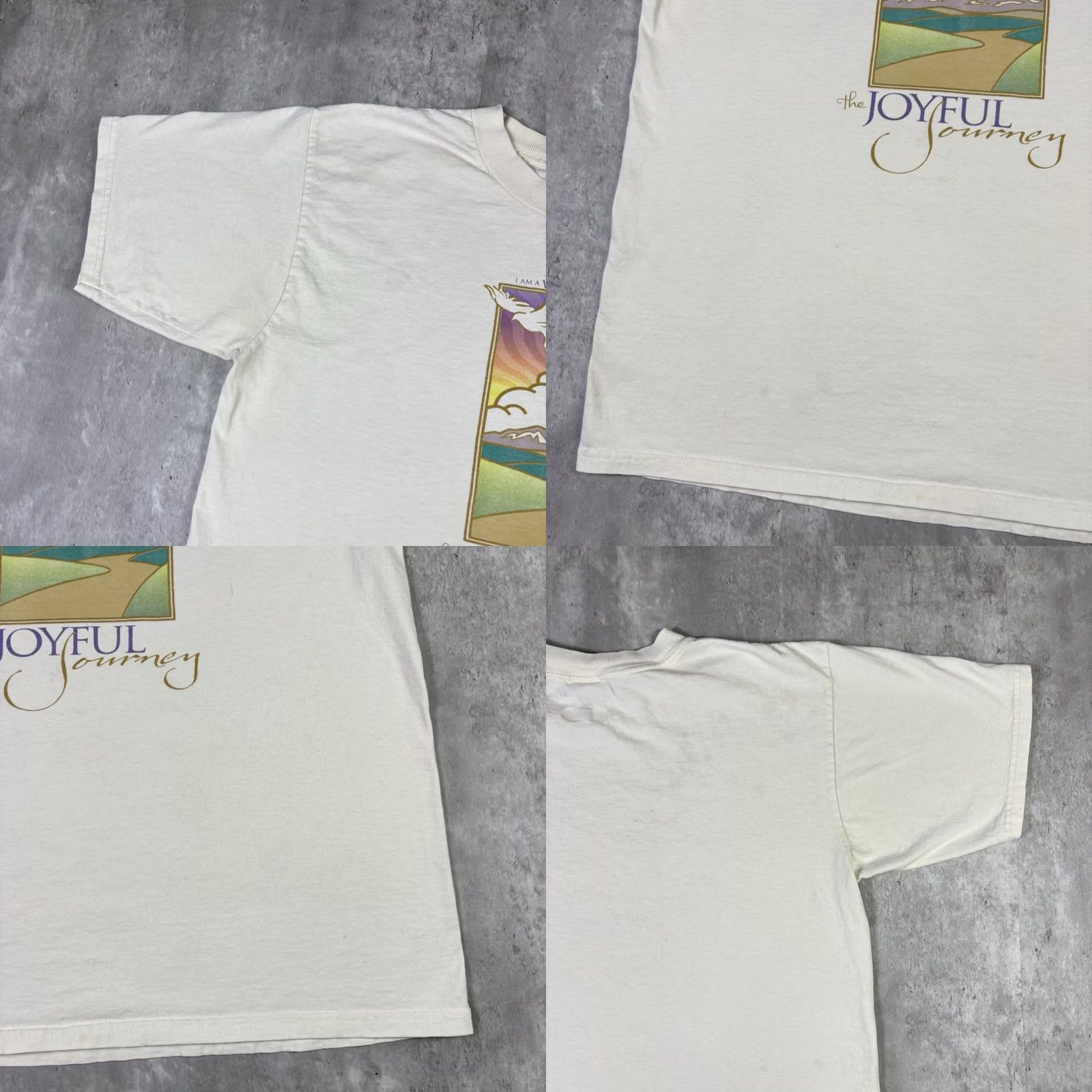 Gildan VINTAGE Feminist Fath God Religion Christian T Shirt Art Promo Womens L 90s Size L / US 10 / IT 46 - 8 Thumbnail