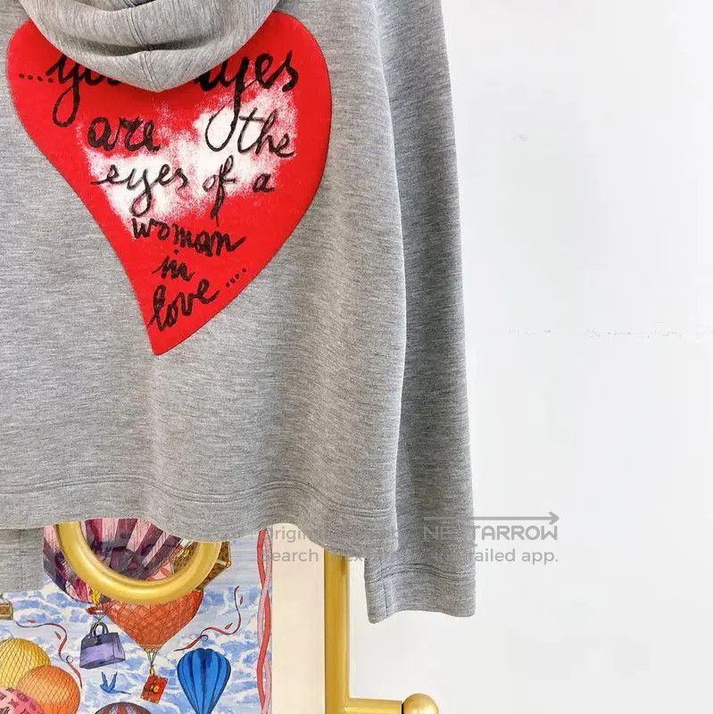 Valentino Valentino Gray Long Sleeve Hoodie for Women . Size S / US 4 / IT 40 - 4 Thumbnail