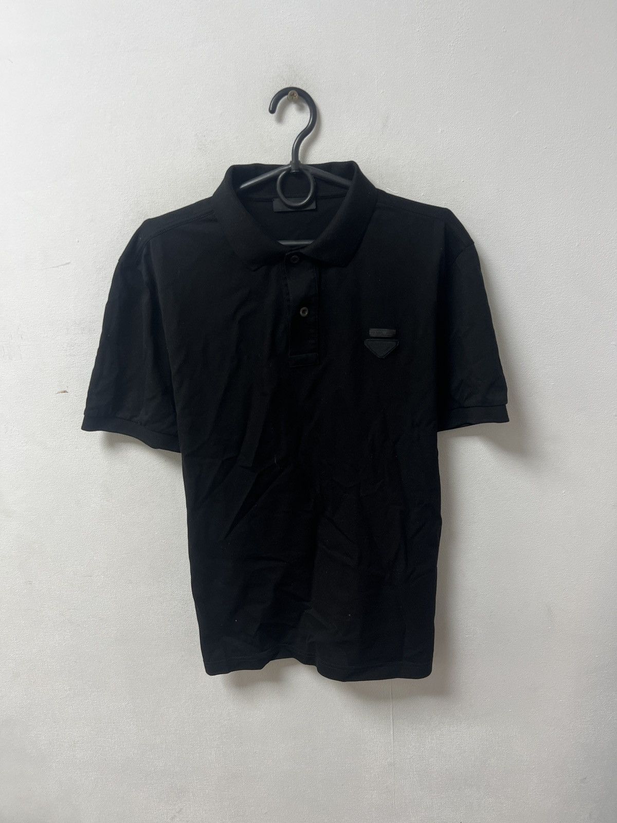 Prada Prada Polo T-shirt Made Italy Black Size XL Size US XL / EU 56 / 4 - 1 Thumbnail