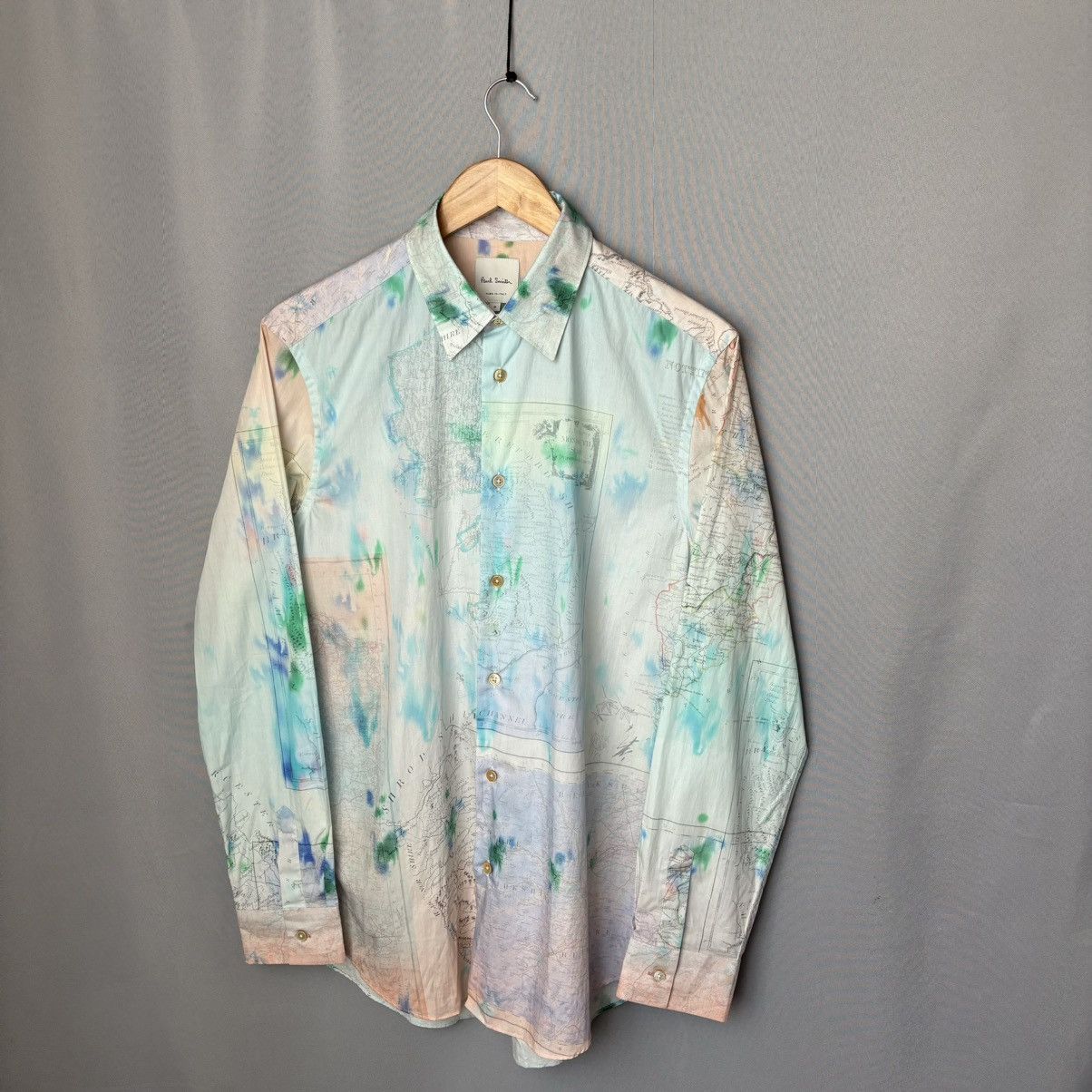 Paul Smith Paul smith rare shirt map button up medium Size US M / EU 48-50 / 2 - 2 Thumbnail