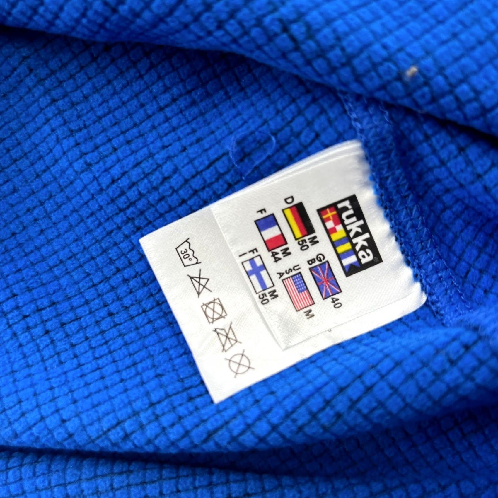 Layer 8 RUKKA Norway Team Mens Ski Top 1/4 Zip Base Layer Blue Hoodie Flag Hoodie Size US M / EU 48-50 / 2 - 7 Thumbnail