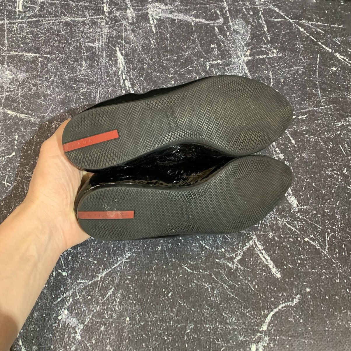 Prada Prada Sport Patent Leather Scrunch Mary Jane Ballet 36 Size Size US 6 / IT 36 - 9 Thumbnail
