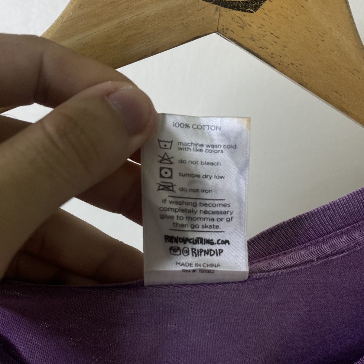 RIPNDIP Washed Purple Big Graphic LS Skater T Shirt Size US XXL / EU 58 / 5 - 11 Thumbnail