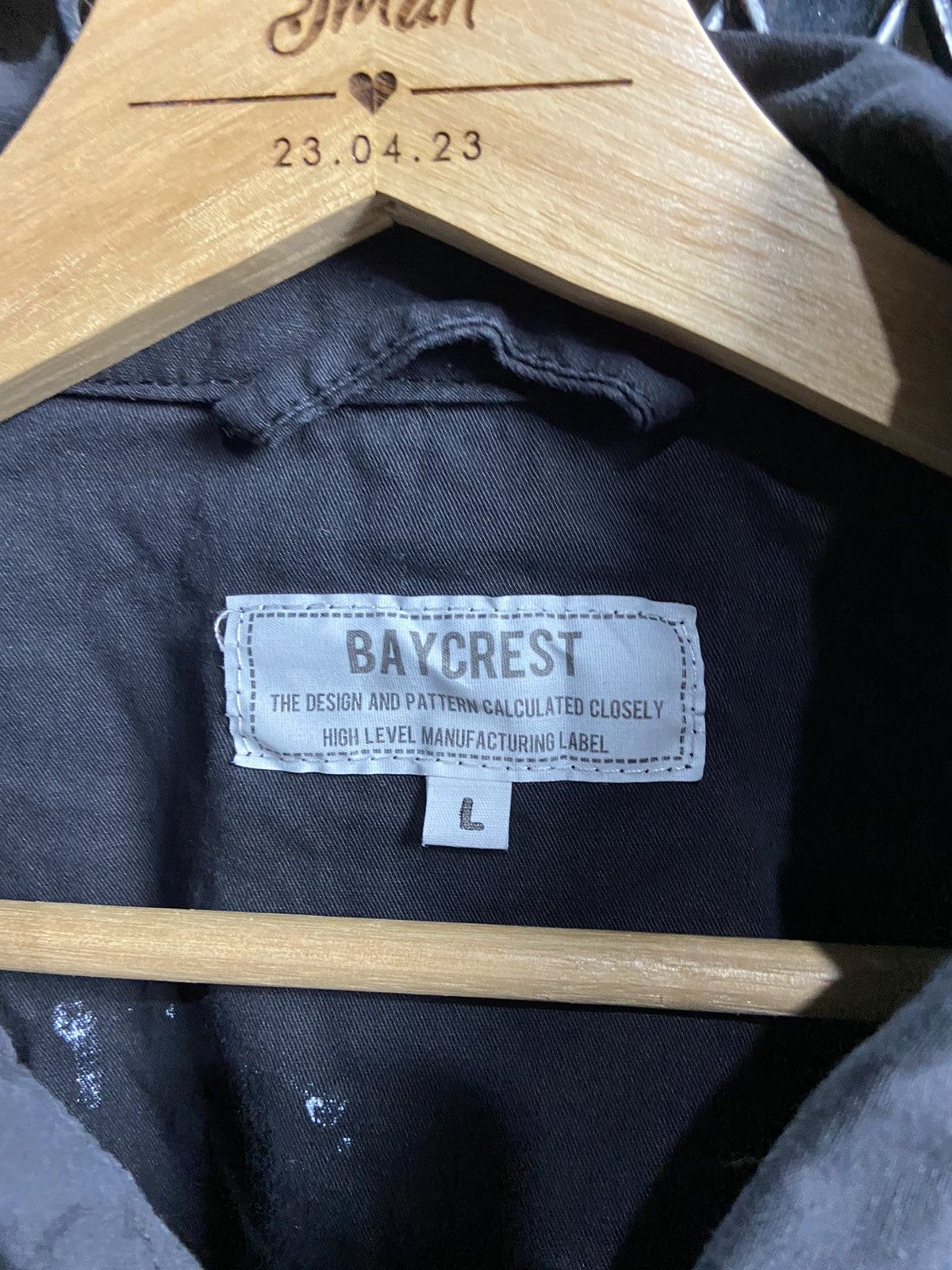 If Six Was Nine × Le Grande Bleu (L.G.B.) × Other Rare Hand Painted Baycrest Oi! Oi! Military Jacket Size US L / EU 52-54 / 3 - 8 Thumbnail