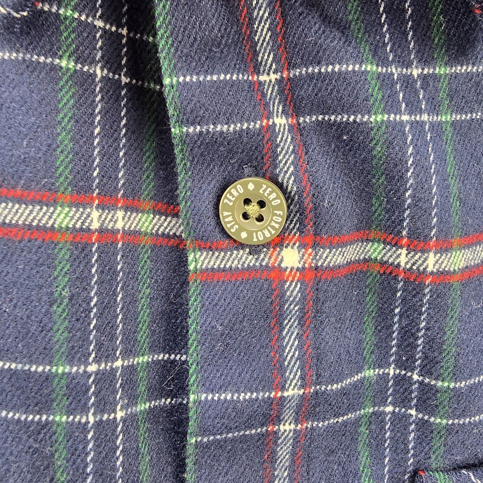 Other Zero Foxtrot Flannel Button Up Shirt Mens Large Long Sleeve Size US L / EU 52-54 / 3 - 6 Thumbnail