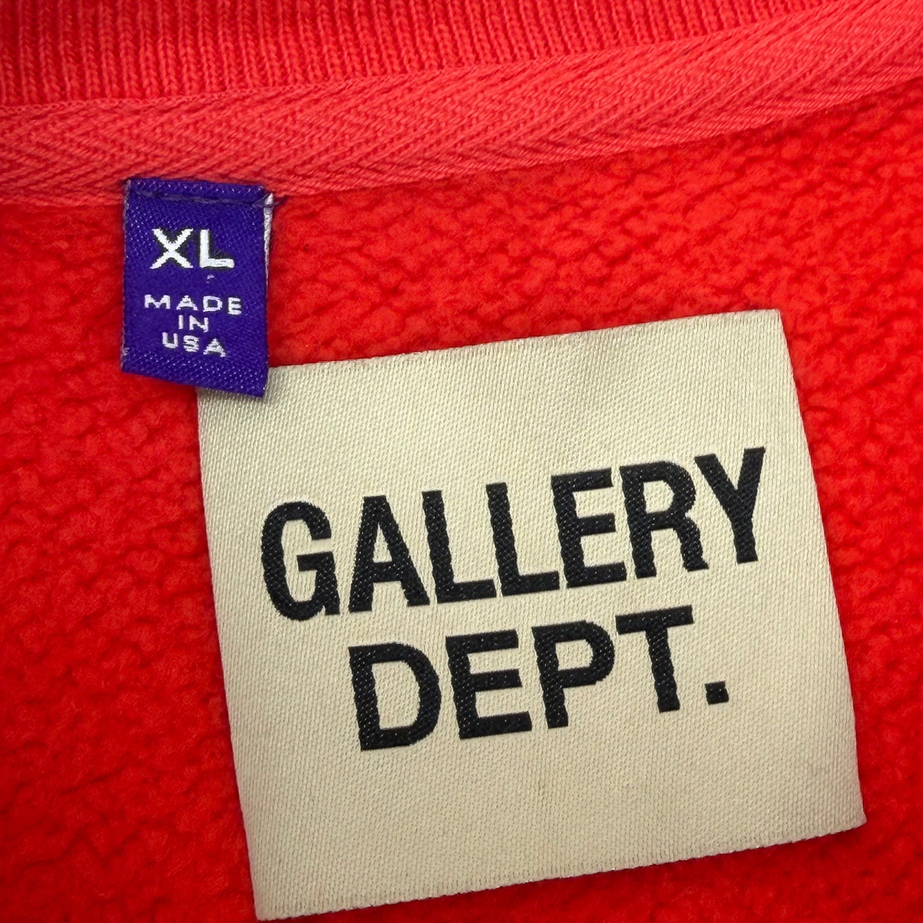 Gallery Dept. Gallery Dept. Musique Red Crewneck XL Size US XL / EU 56 / 4 - 5 Thumbnail
