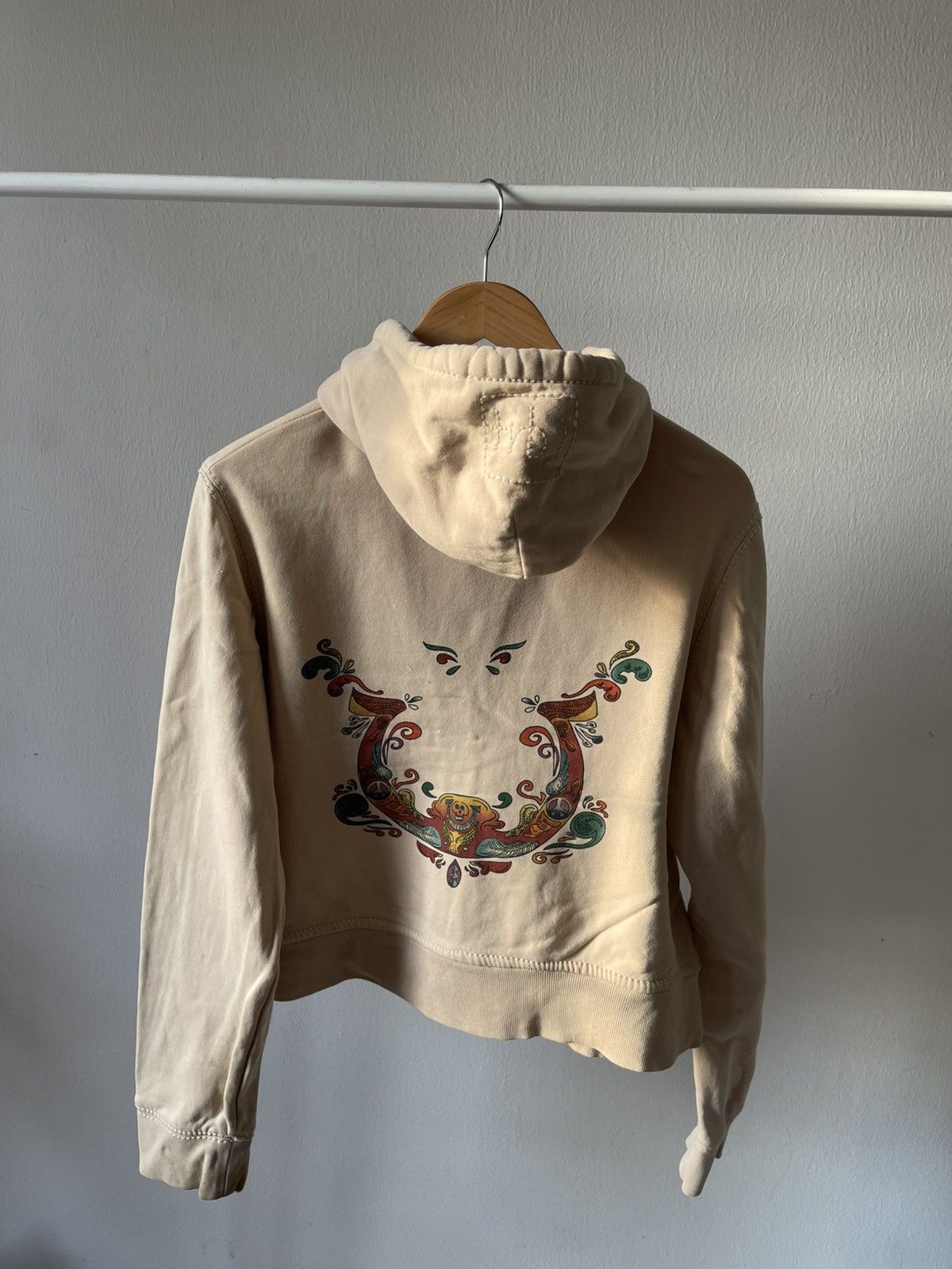 2000s True Religion Crop Hoodie