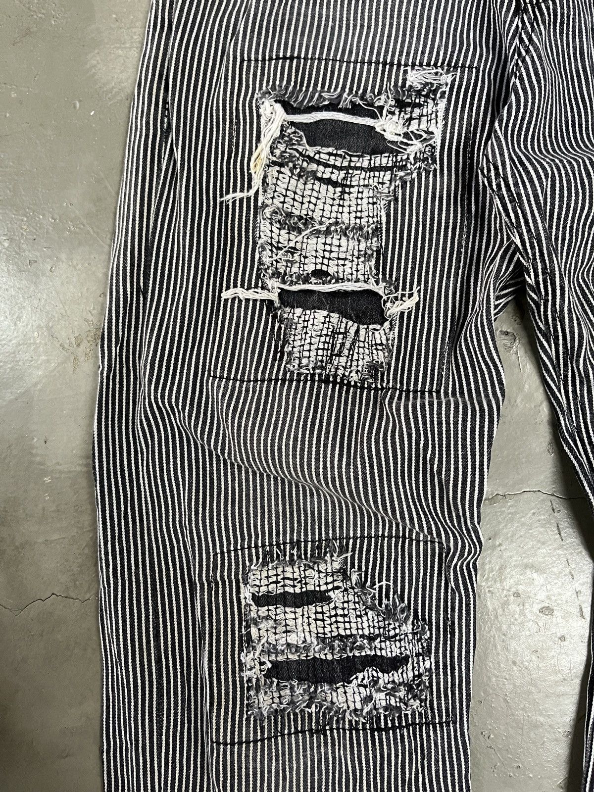 Number (N)ine Back and Forth Inspired by Number Nine Punk Patchwork Pants Size US 30 / EU 46 - 6 Thumbnail
