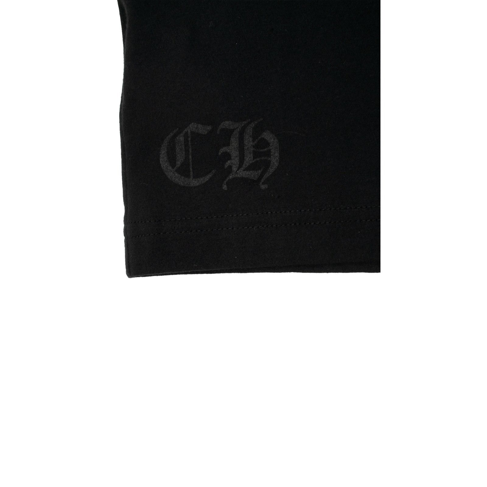 Chrome Hearts White Neck Logo T-Shirt 'Black' Size US S / EU 44-46 / 1 - 3 Thumbnail