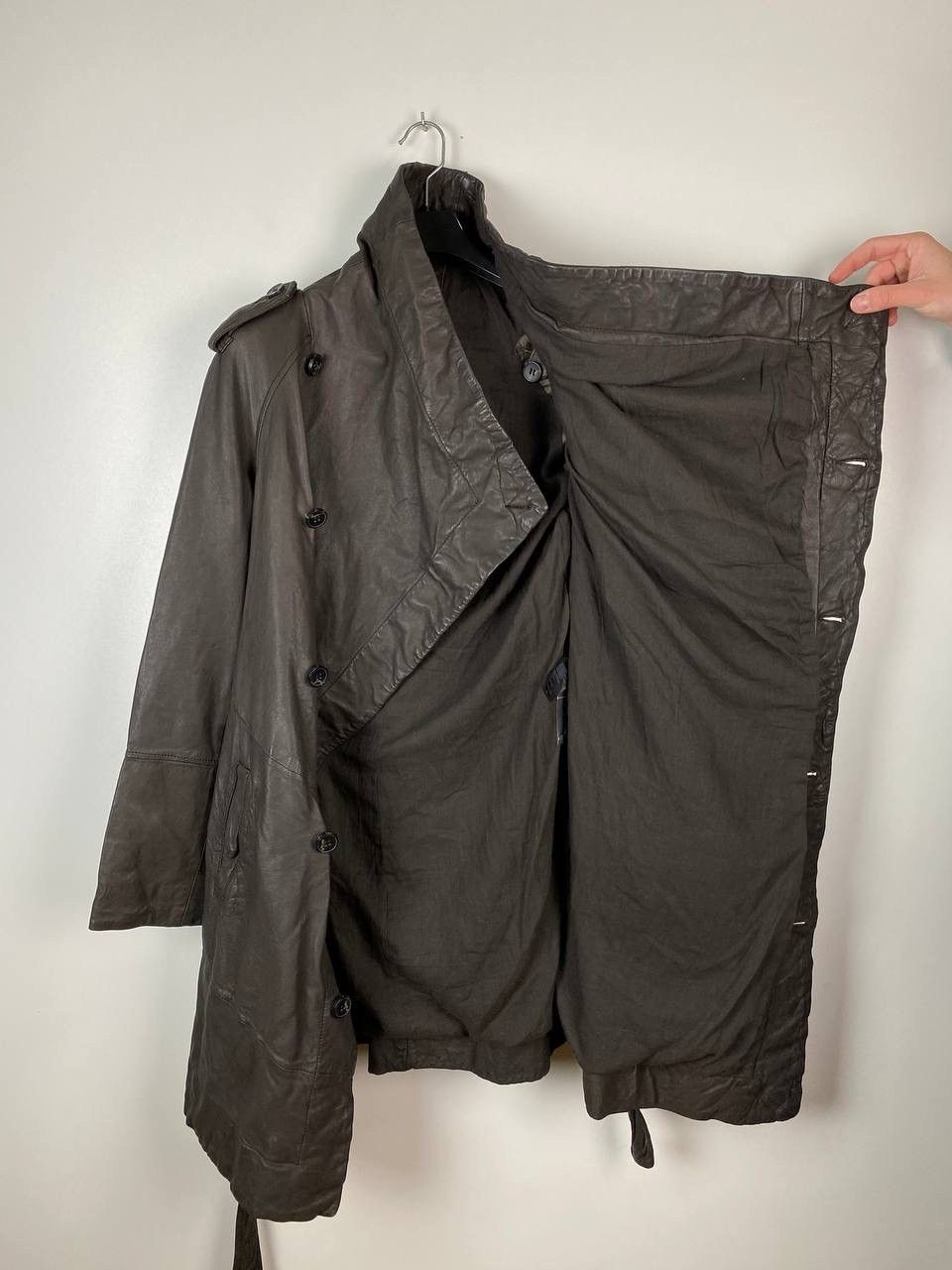 Allsaints Allsaints leather whitton coat woman size 12 Size XL / US 12-14 / IT 48-50 - 14 Thumbnail