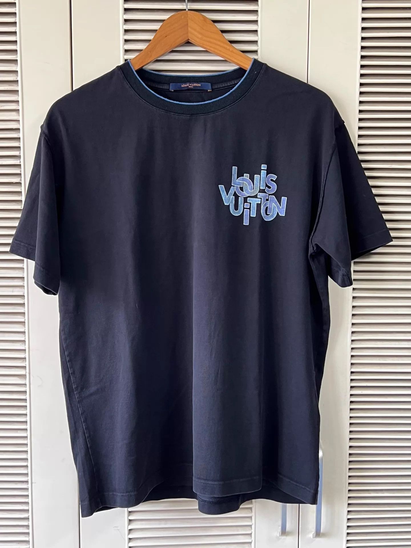 Louis Vuitton Louis Vuitton short-sleeve tee men black L loose Size US L / EU 52-54 / 3 - 1 Thumbnail